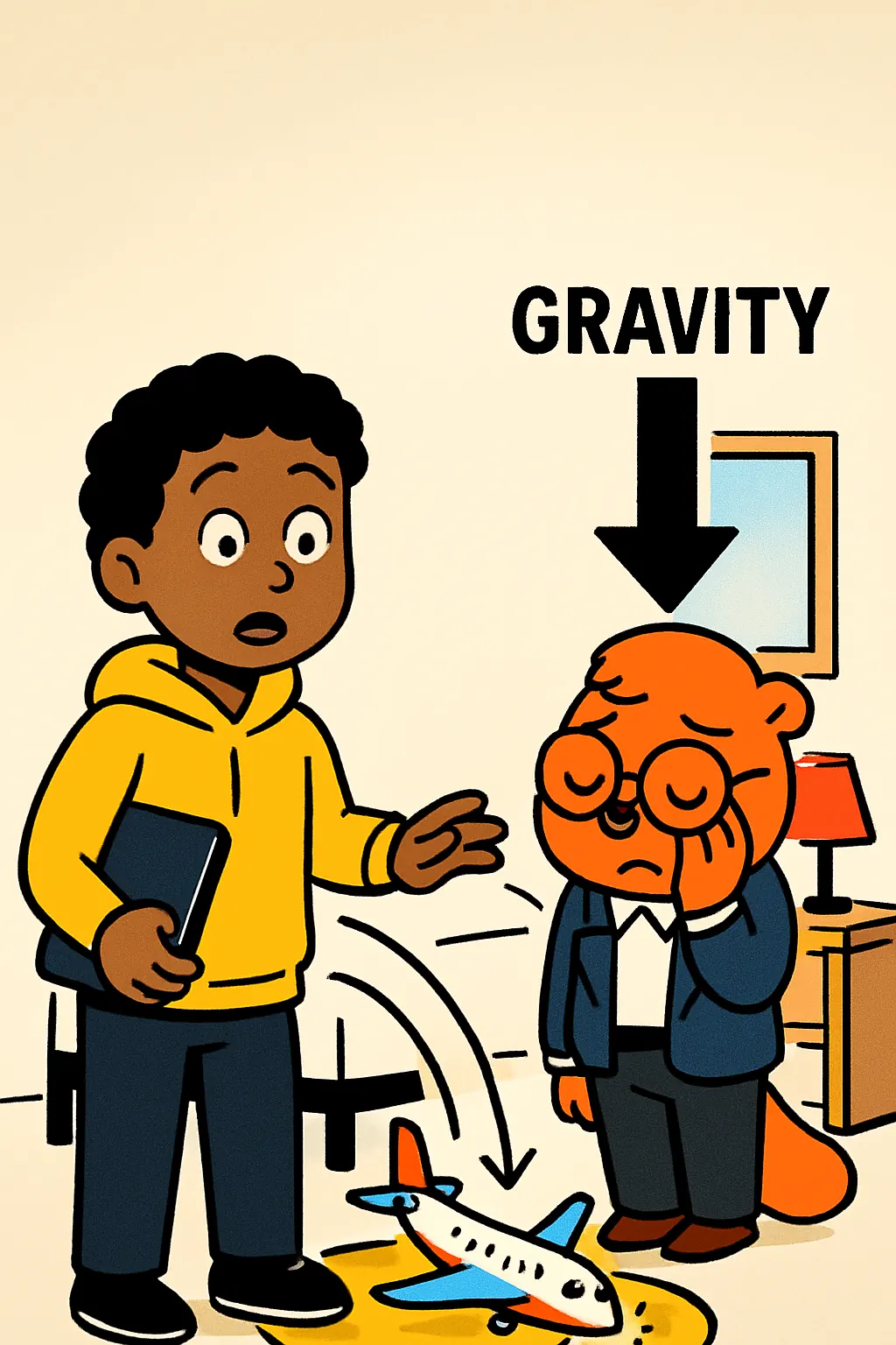 The 22 Immutable Laws of Marketing visual: Imagine building a beautiful airplane, painting it perfectly, then ignoring gravity and wondering why it crashes on take