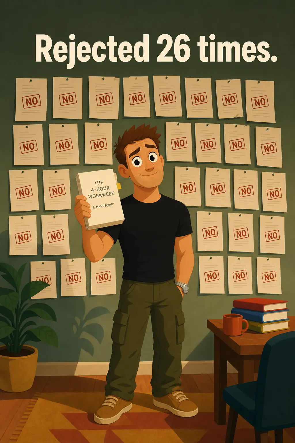 The 4-Hour Workweek preview: This is exactly the trap Tim Ferriss describes in The 4-Hour Workweek, a book rejected by 26 publishers before it became
