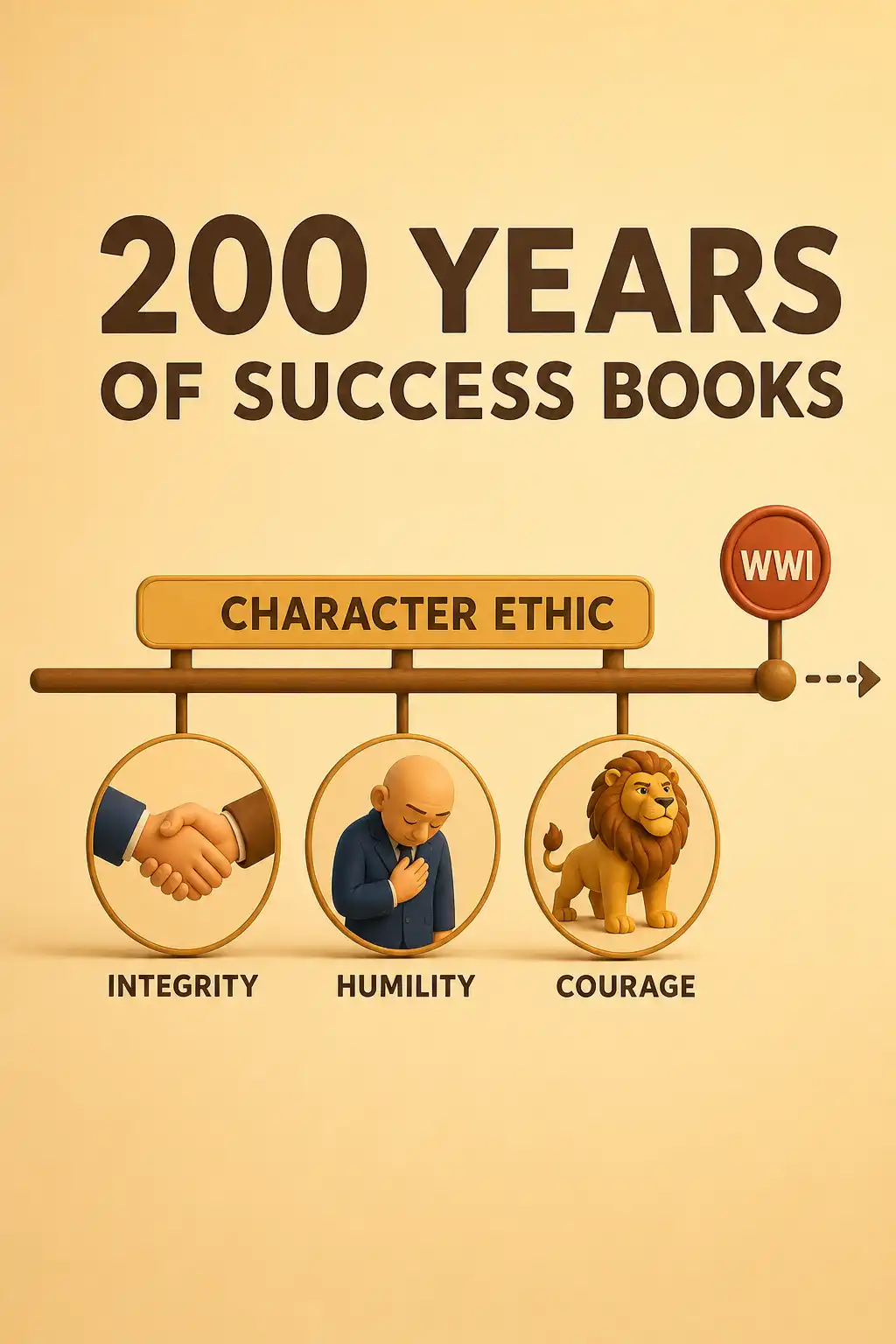 The 7 Habits of Highly Effective People preview: So Covey, a longtime leadership teacher, went back and studied two hundred years of success literature. Before World War