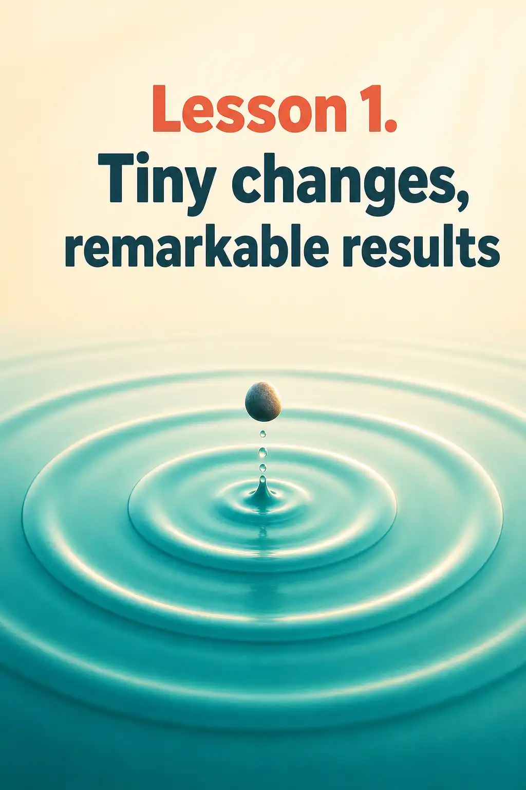 Atomic Habits preview: Lesson 1. Tiny changes, remarkable results