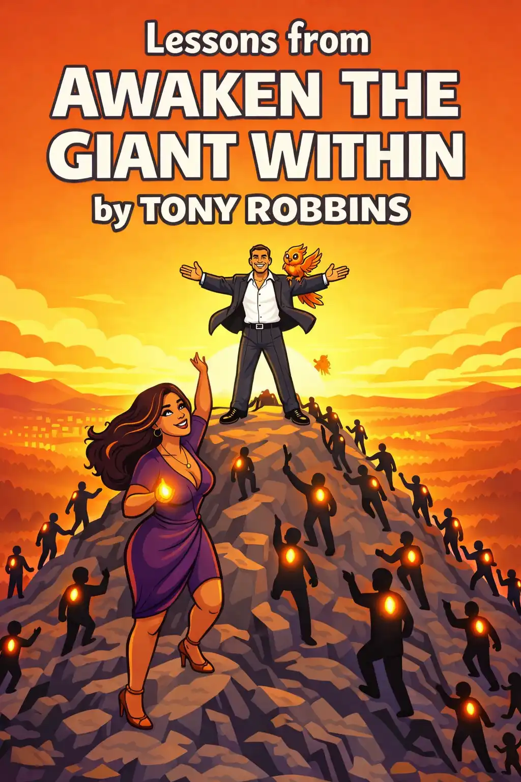 Awaken the Giant Within visual: "Awaken the Giant Within" by Tony Robbins is a powerful guide to taking control of your emotions, your habits, and your 