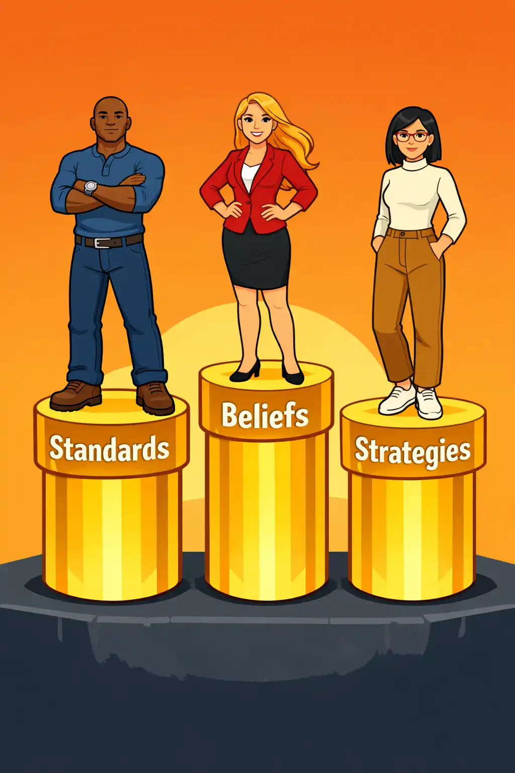 Awaken the Giant Within preview: Lasting change, he says, comes from three things. First, raising your standards. Second, replacing your limiting beliefs