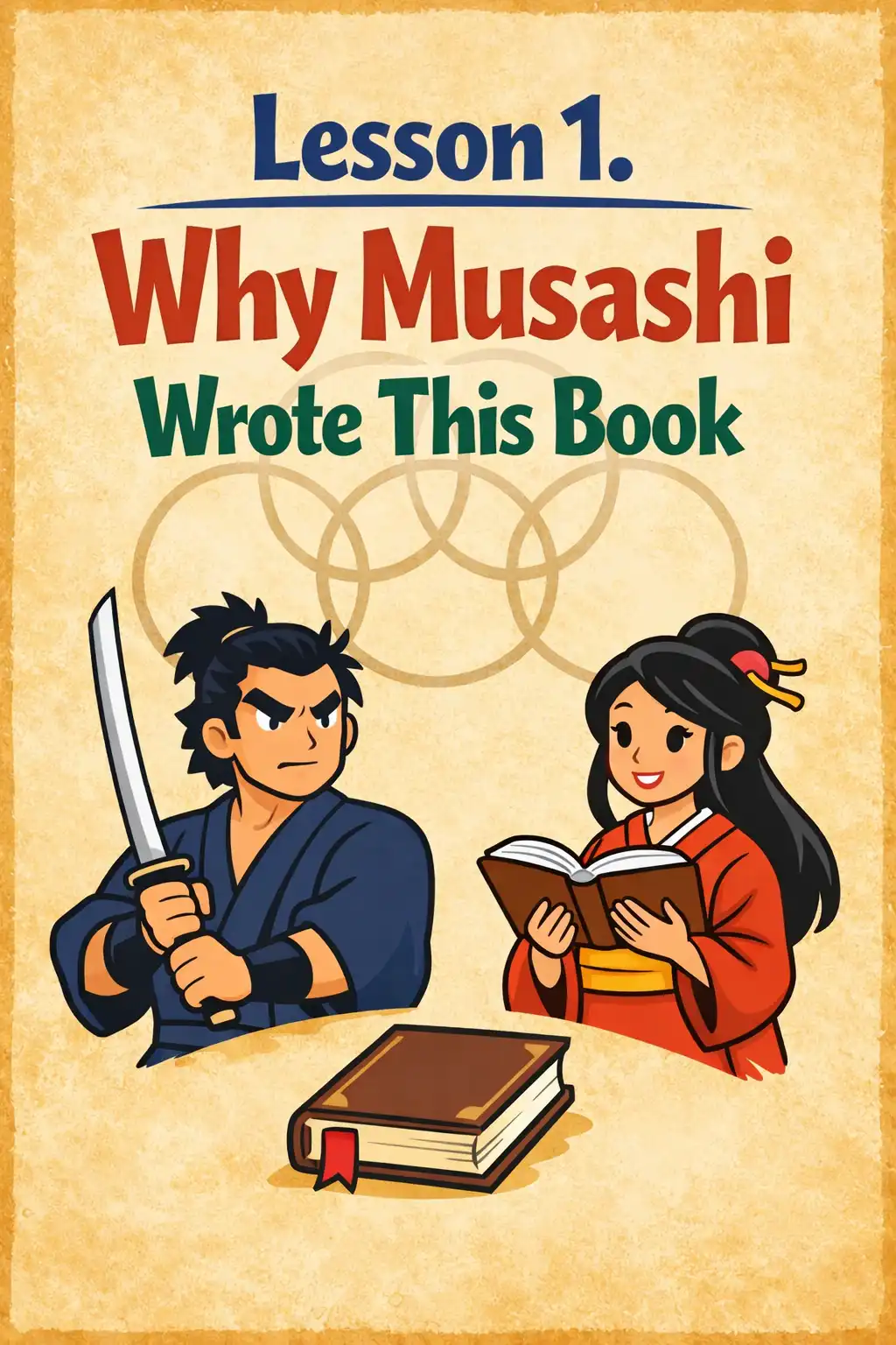The Book of Five Rings visual: Lesson 1. Why Musashi Wrote This Book