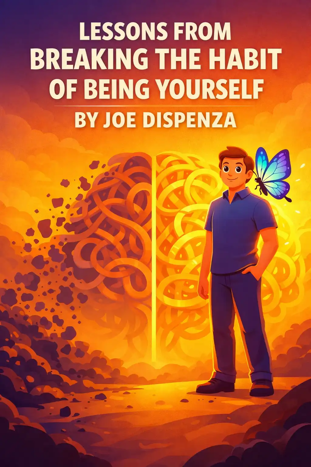 Breaking the Habit of Being Yourself visual: "Breaking the Habit of Being Yourself" by Joe Dispenza reveals how to rewire your brain and body to create a completely 