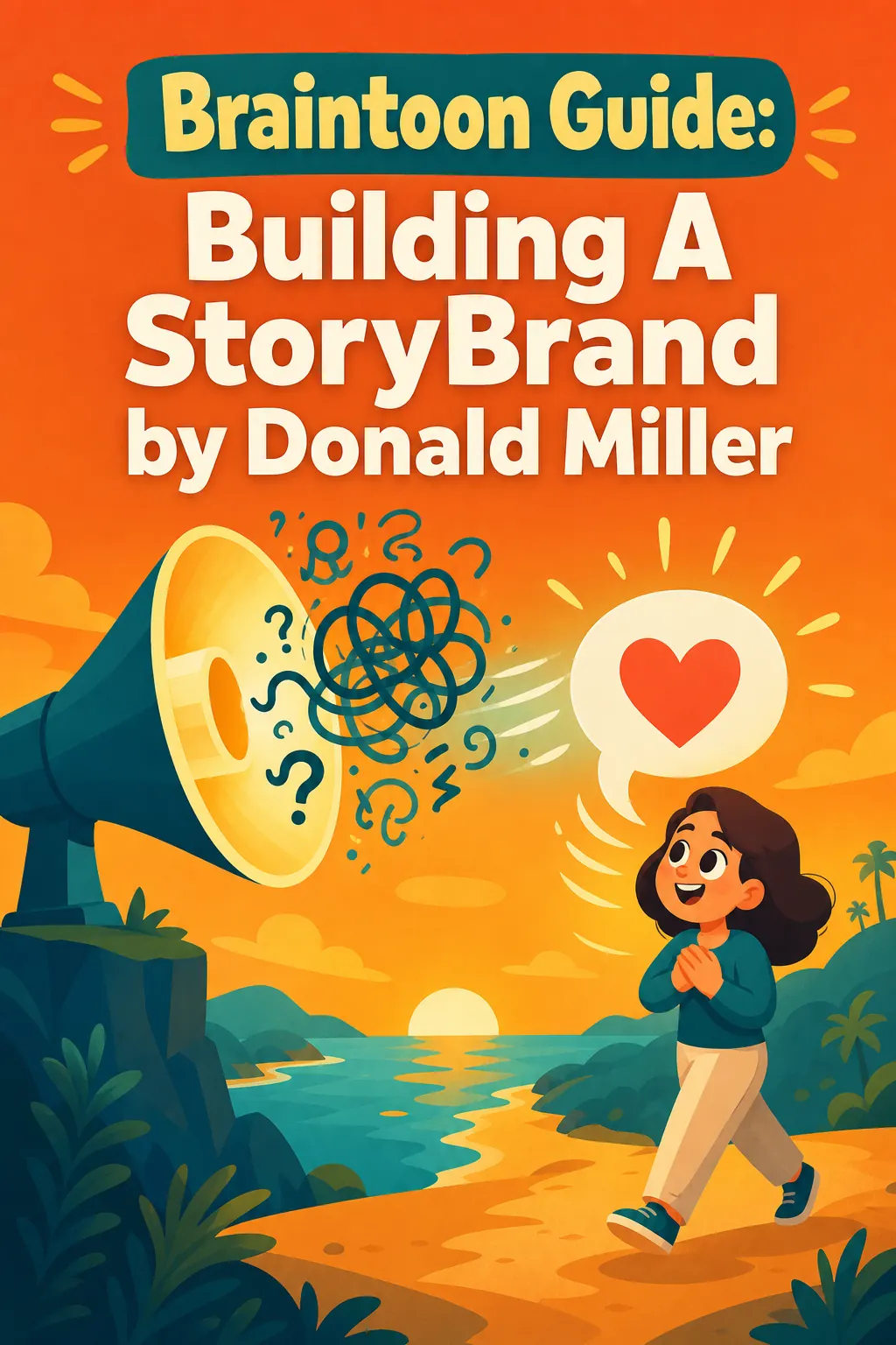 Building A StoryBrand visual: Building A StoryBrand by Donald Miller shows how to clarify your message so customers actually understand what you offer