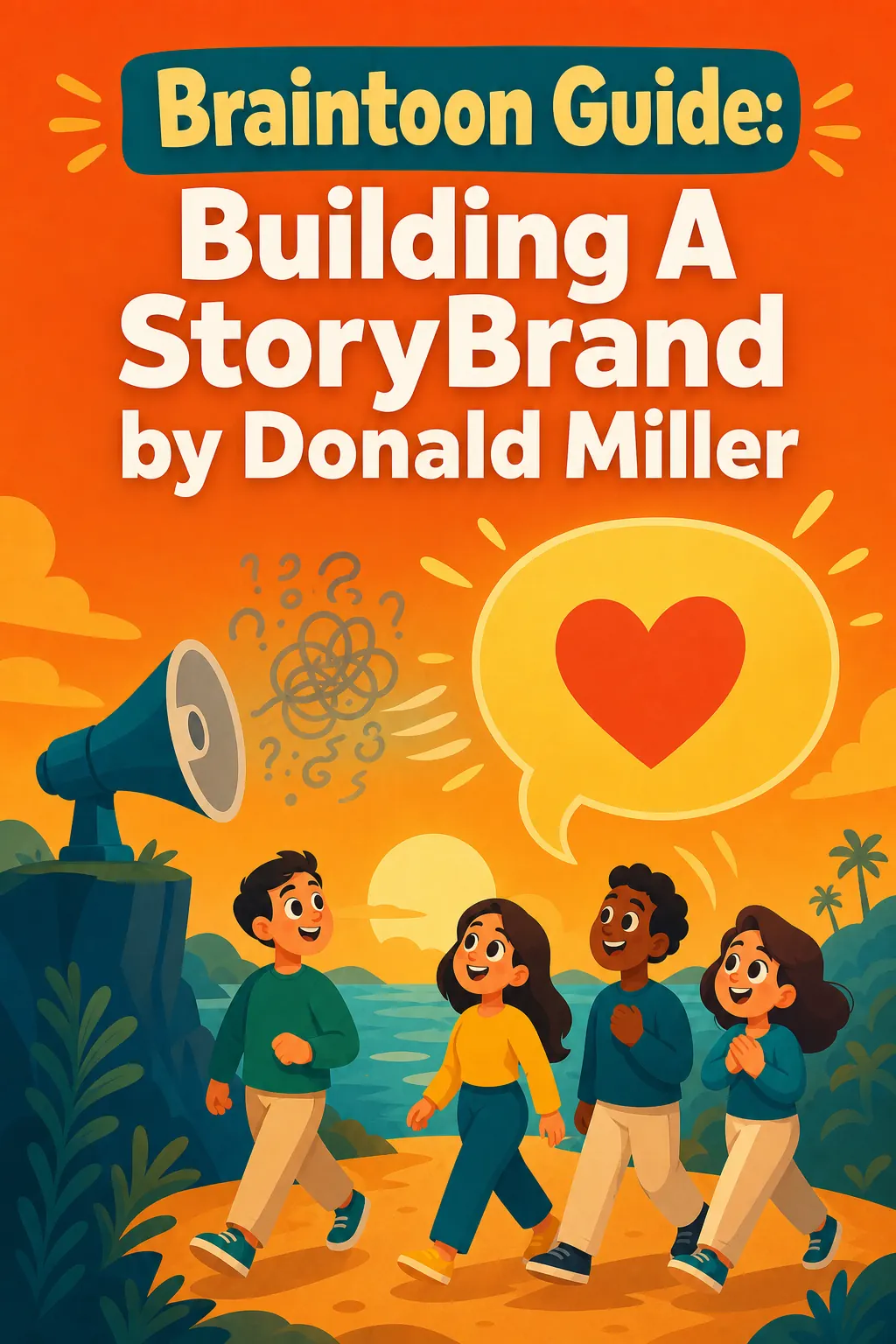 Building A StoryBrand visual: Building A StoryBrand by Donald Miller shows how to clarify your message so customers actually understand what you offer