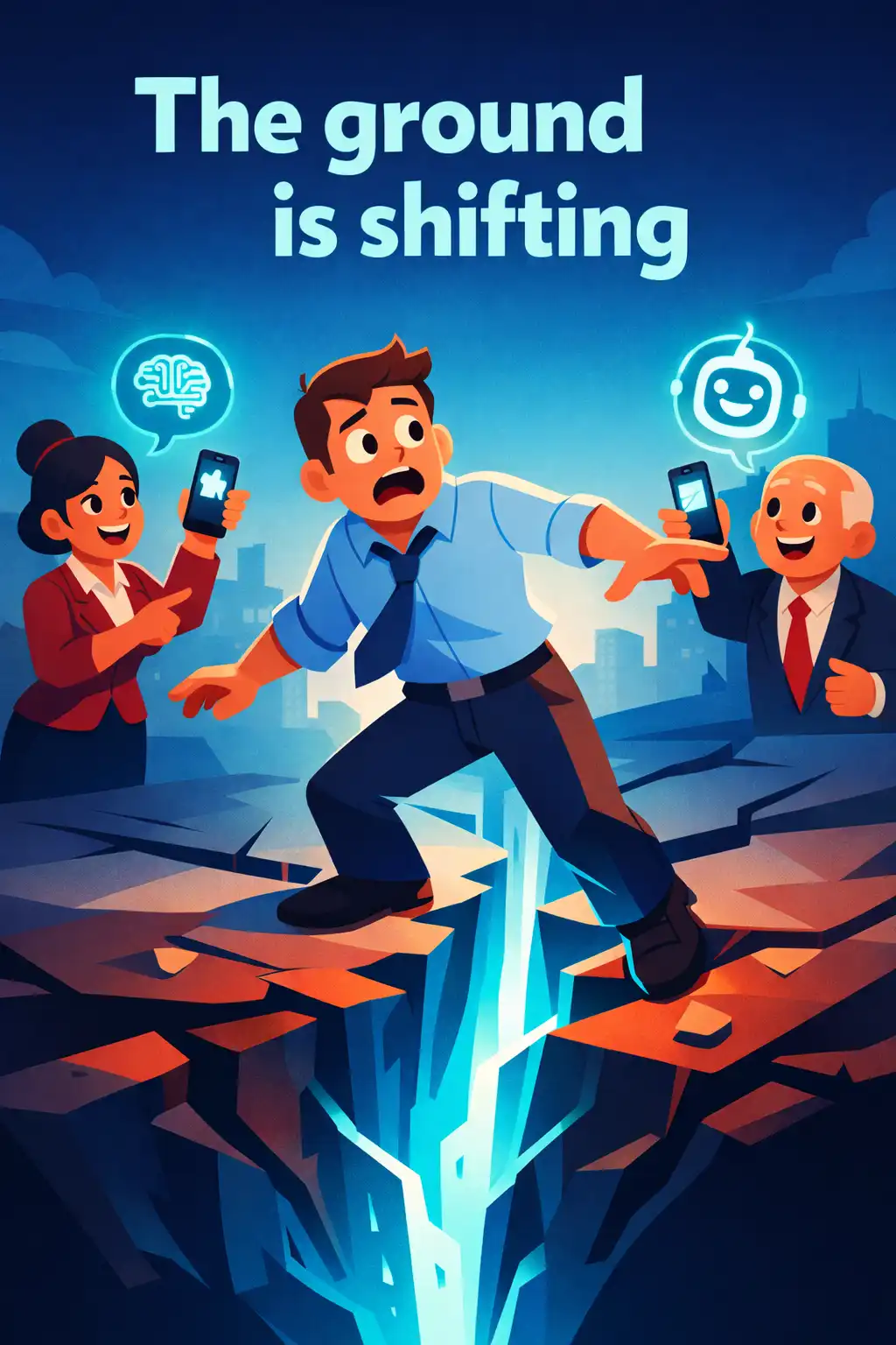 The Coming Wave preview: He can feel the ground shifting. Clients keep asking about AI tools, and competitors are already quietly using them to u