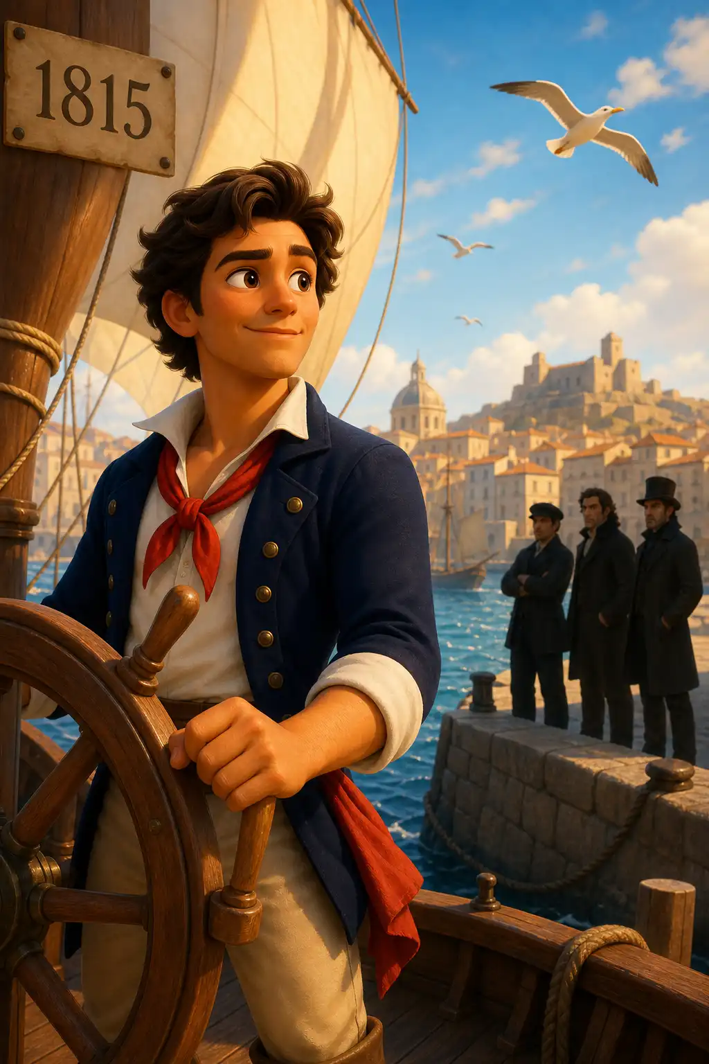 The Count of Monte Cristo (Volume 1) preview: In 1815, a young sailor stands on the edge of everything he has ever wanted, unaware that three jealous men are about to