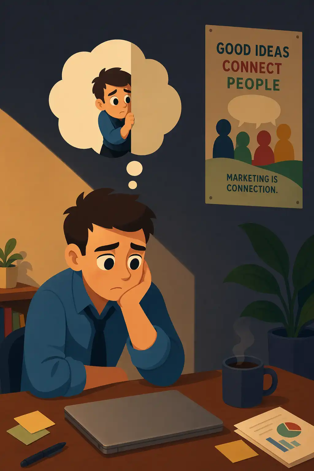 The Courage to be Disliked preview: Daniel closes his laptop and stares at the wall. He's thirty-two, working in marketing, and genuinely believes he's simp