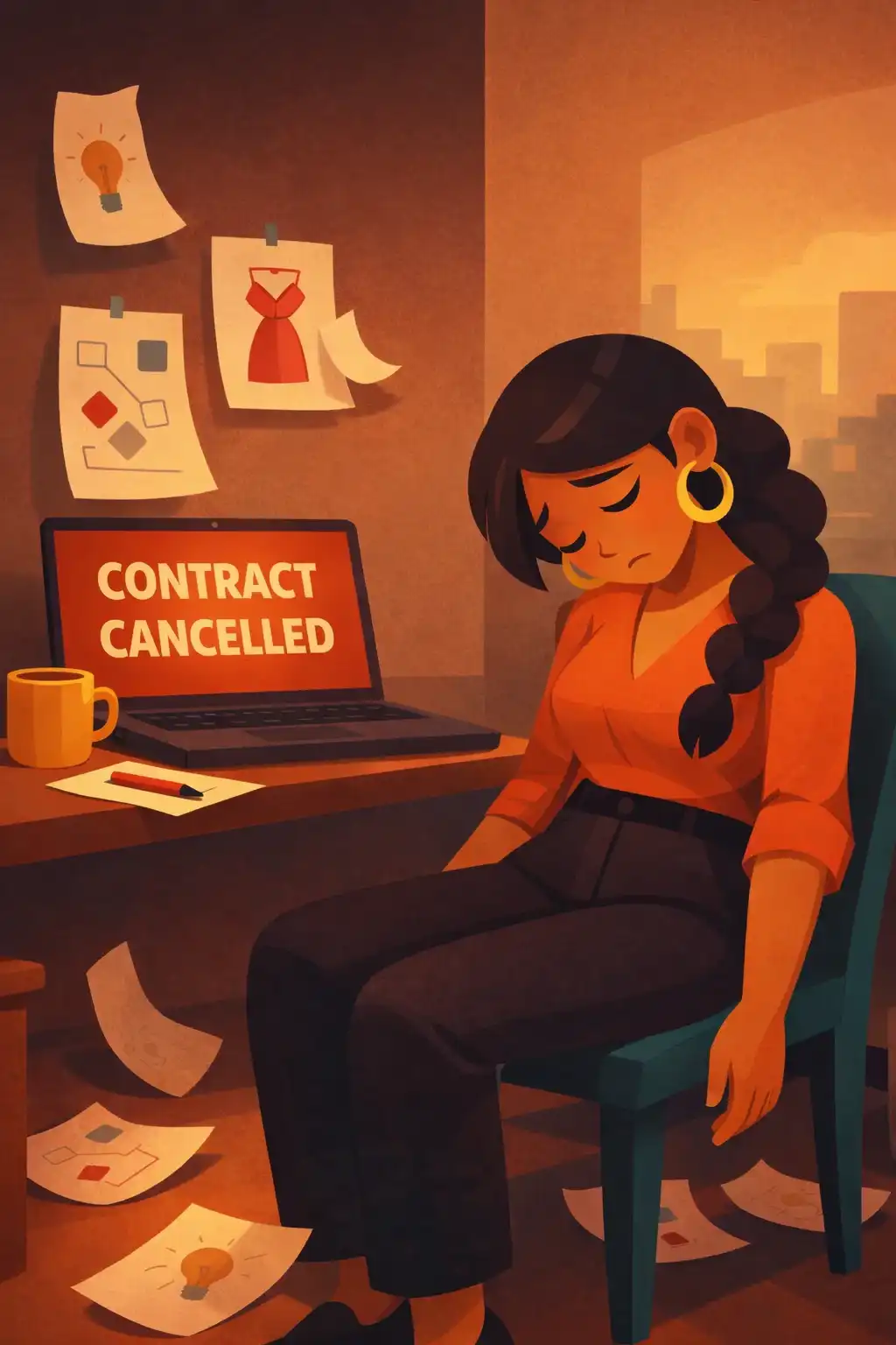 The Diary of a CEO preview: Meet Priya. She's twenty-six years old, running a tiny design studio from her apartment. And she just lost her biggest c