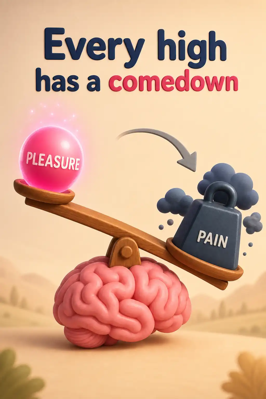 Dopamine Nation preview: They work like a seesaw. Tip it toward pleasure, and your brain automatically pushes back toward pain to restore balance