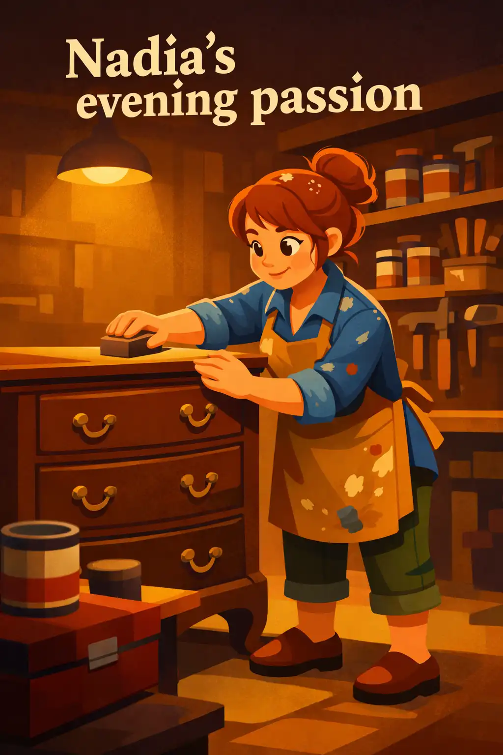 The E-Myth Revisited visual: Meet Nadia. She's a gifted furniture restorer who spends her evenings turning beat-up antiques into stunning pieces in h