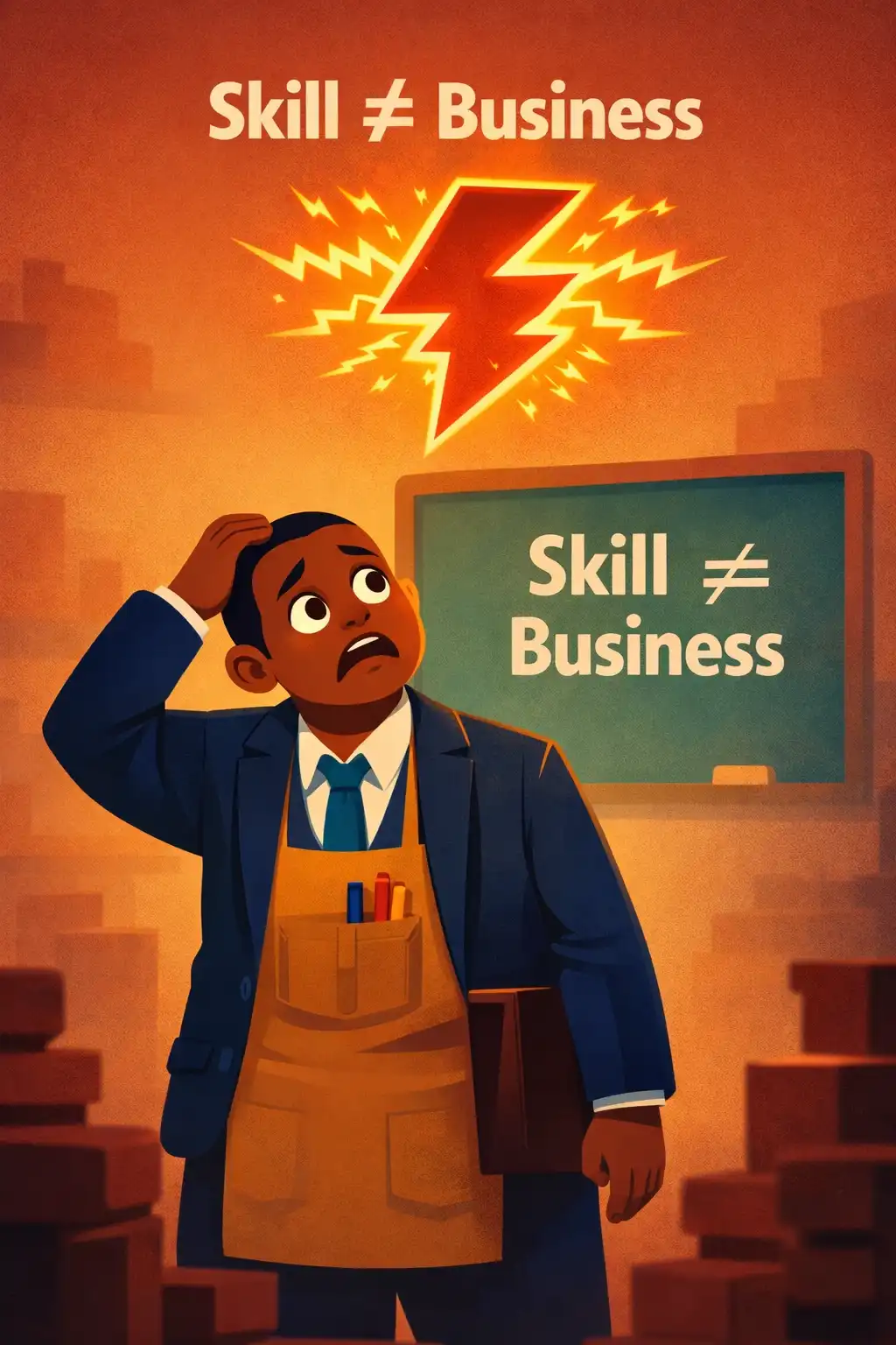 The E-Myth Revisited preview: Michael Gerber calls this moment an "Entrepreneurial Seizure." It's when a skilled worker decides that their talent alon