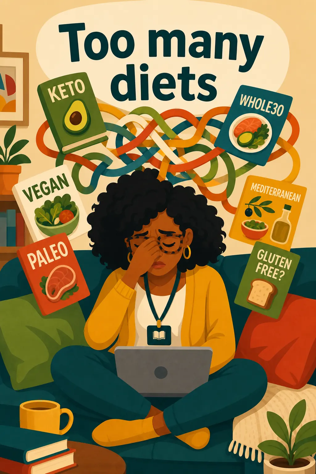 Eat to Beat Disease preview: She's been googling diets for hours and feels completely lost. Keto, vegan, paleo. Everyone's shouting something differe
