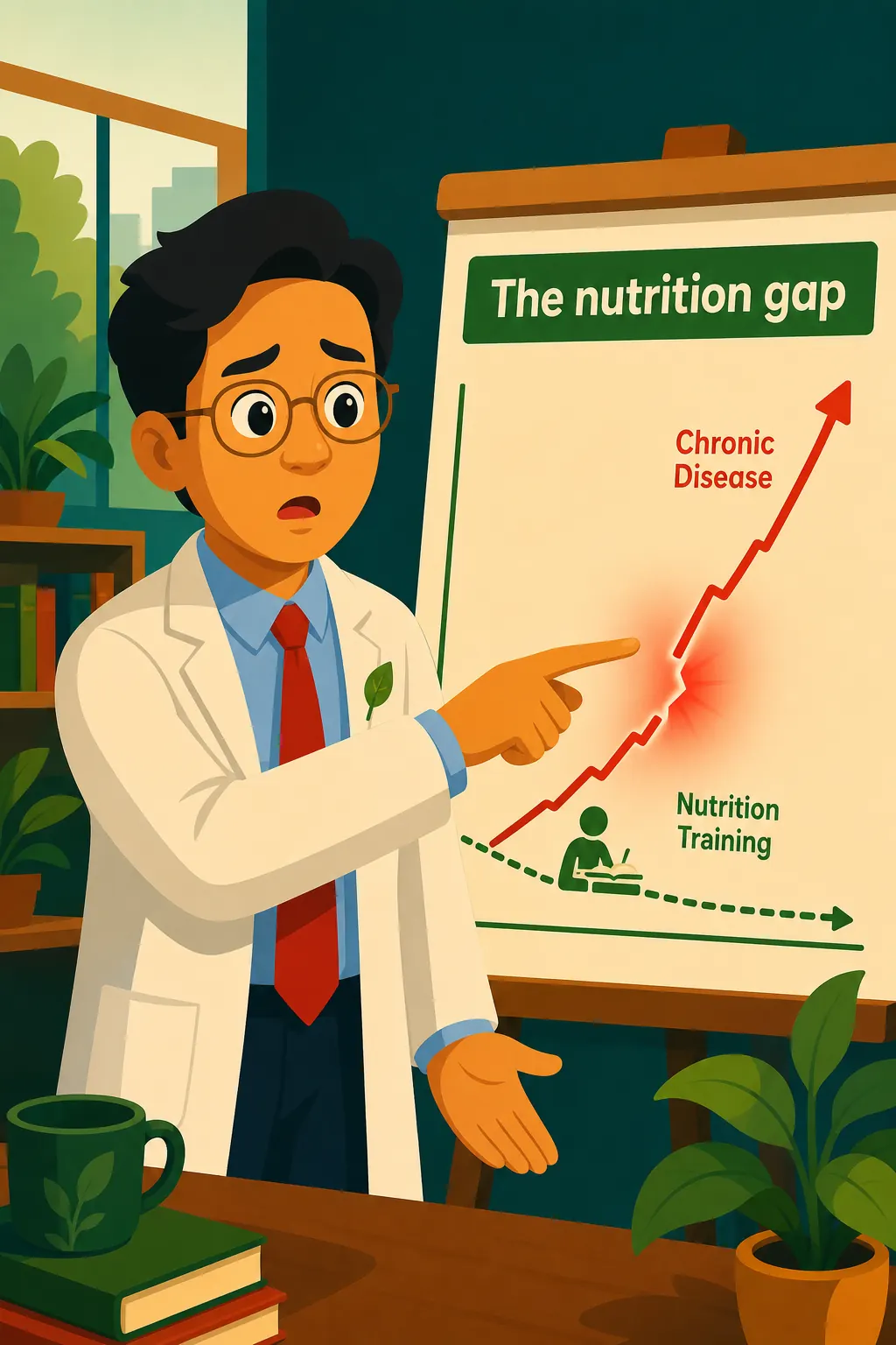 Eat to Beat Disease preview: That gap is exactly what Dr. William Li noticed too. Most physicians get almost no nutrition training, even as chronic d