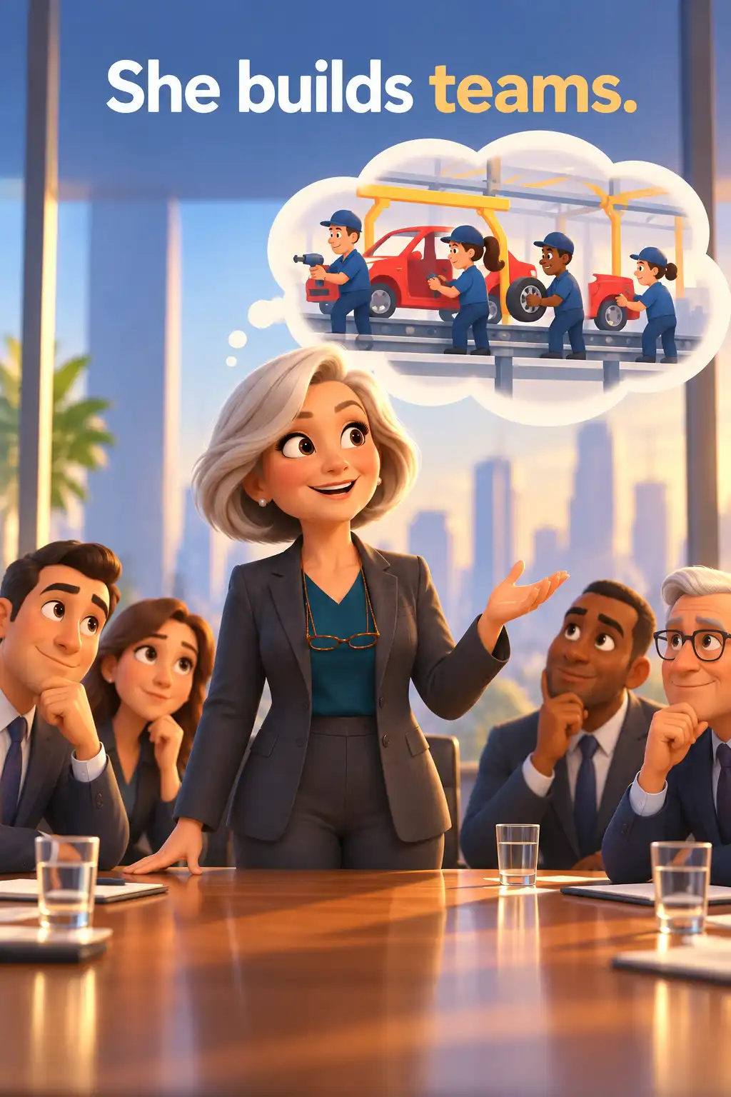 The Five Dysfunctions of a Team preview: The board hires Kathryn Petersen, a fifty-seven-year-old former car manufacturing executive with zero tech experience. W