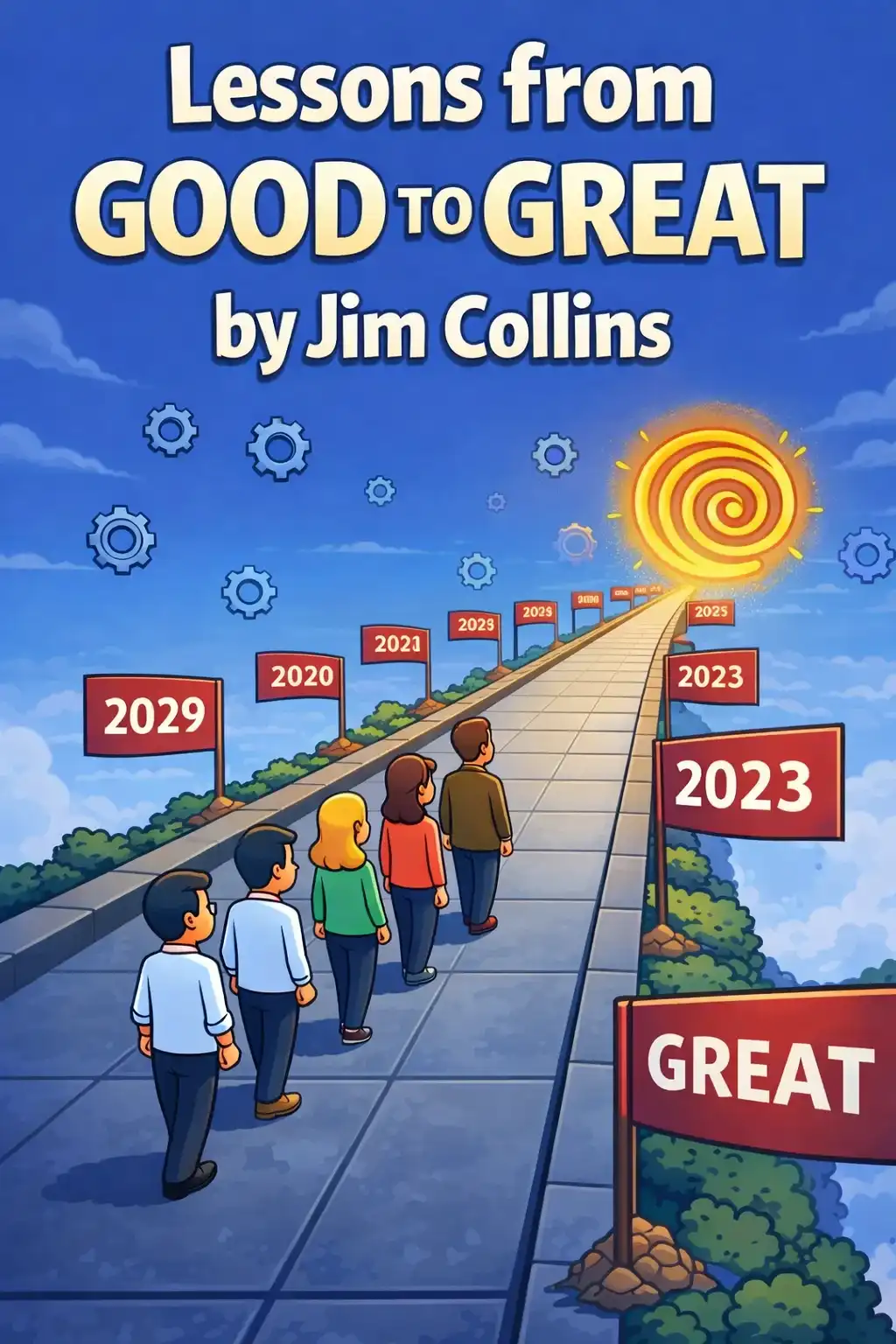 Good to Great visual: Good to Great, Jim Collins’s bestselling management study, explains how ordinary organizations make the leap to exceptio