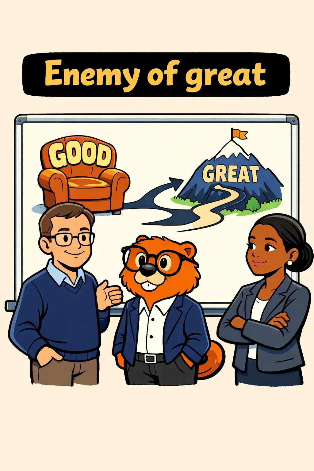 Good to Great preview: Jim Collins starts with a blunt idea: “good is the enemy of great,” because “good” convinces us to stop improving.