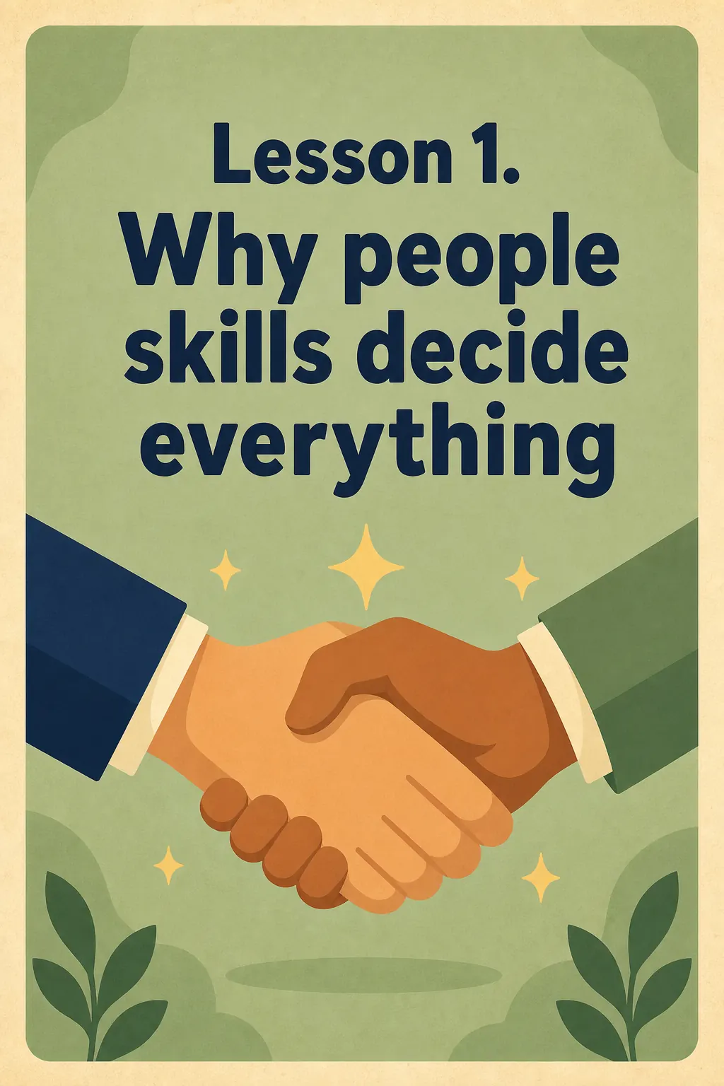 How To Win Friends and Influence People visual: Lesson 1. Why people skills decide everything