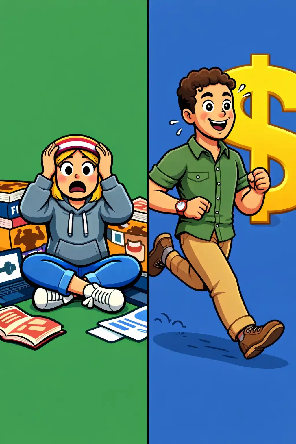 I Will Teach You to Be Rich preview: Picture someone who reads every fitness article online and debates protein powders for months, but never actually sets f