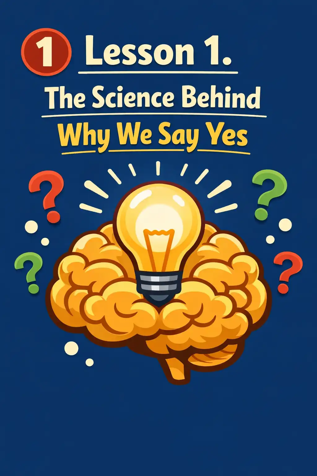 Influence visual: Lesson 1. The Science Behind Why We Say Yes