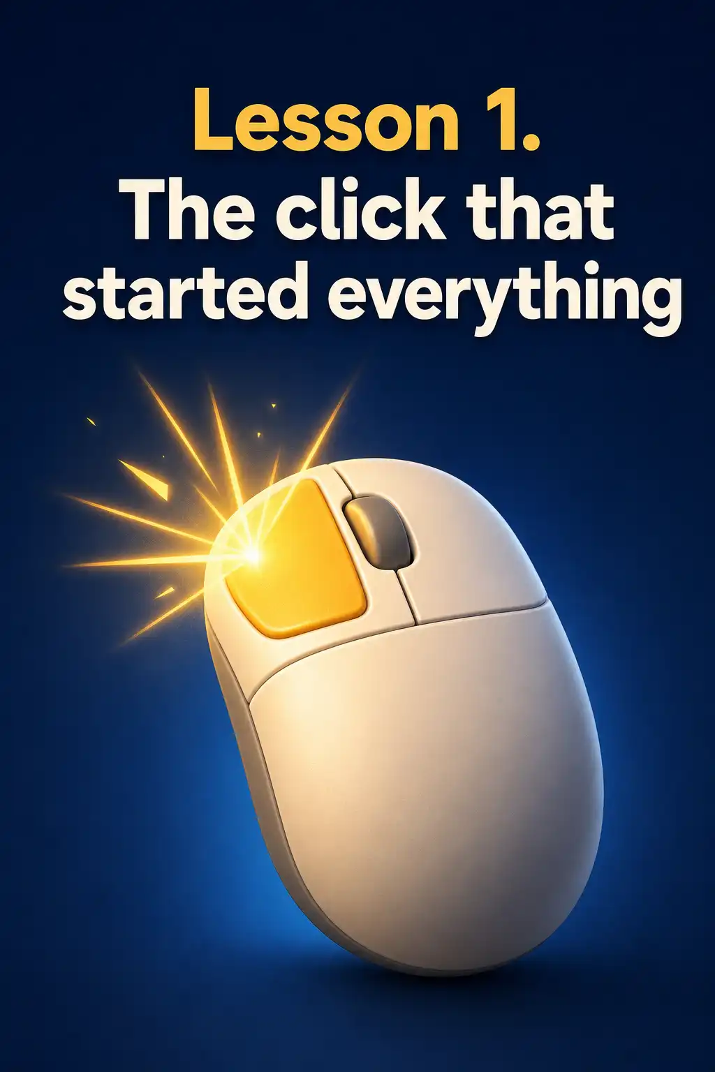 Launch preview: Lesson 1. The click that started everything