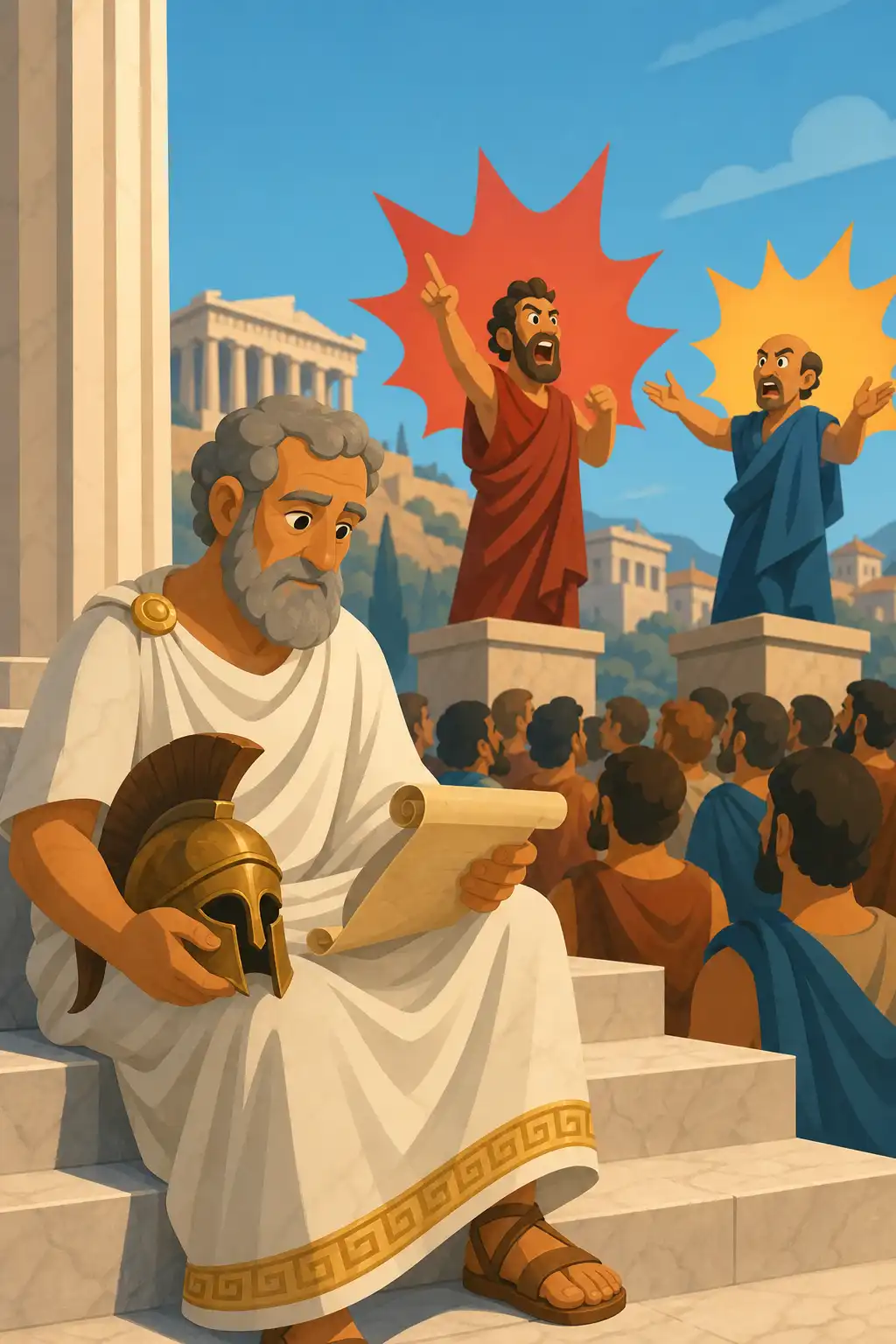 The Laws of Human Nature preview: Greene points to Pericles, the ancient Athenian leader who refused to react emotionally. He deliberated carefully while