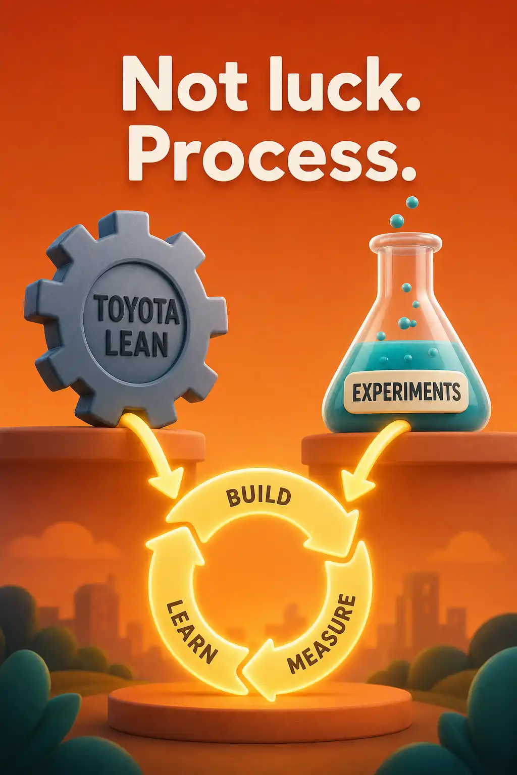 The Lean Startup preview: The difference wasn't luck or talent. It was process. Ries blended lean manufacturing ideas from Toyota with rapid exper