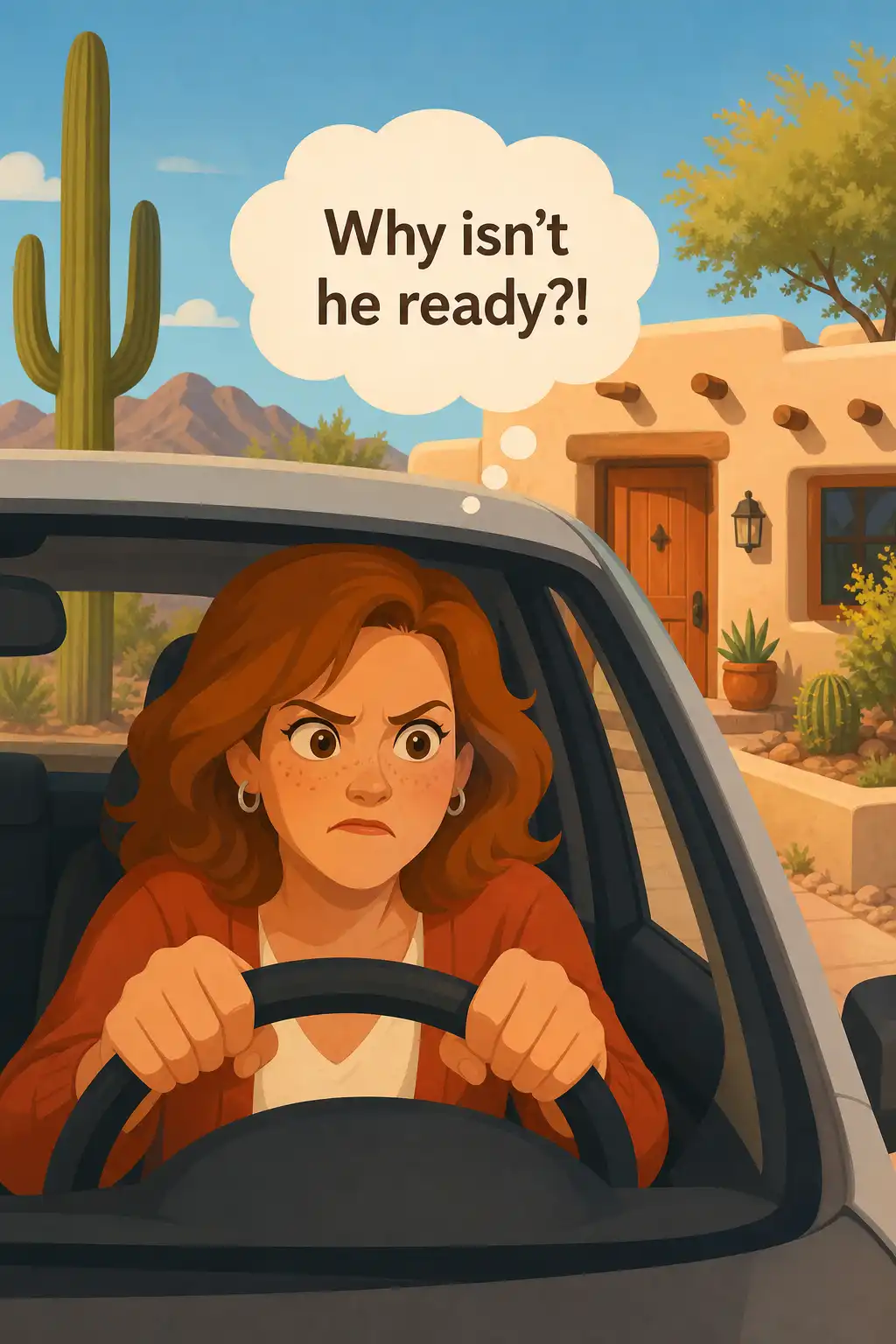 The Let Them Theory preview: Carla, a dental hygienist in Tucson, is white-knuckling the steering wheel in her driveway. She's late again, and she's