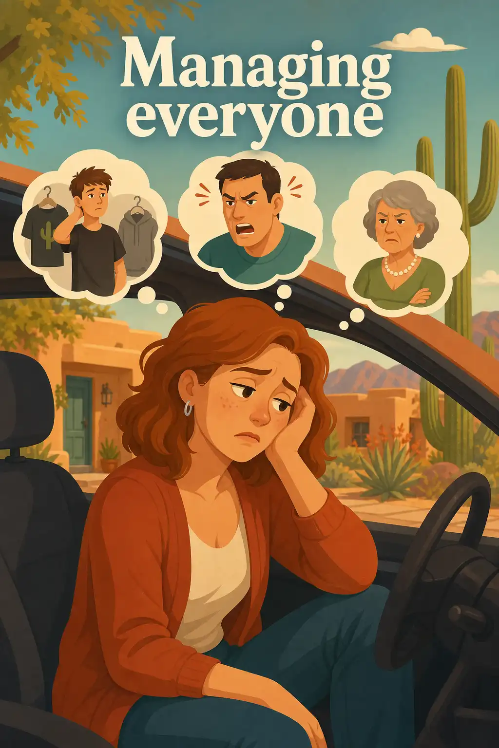 The Let Them Theory preview: Picture Carla in that driveway. She's spent the entire week managing her son's outfit, her husband's mood, and her mothe