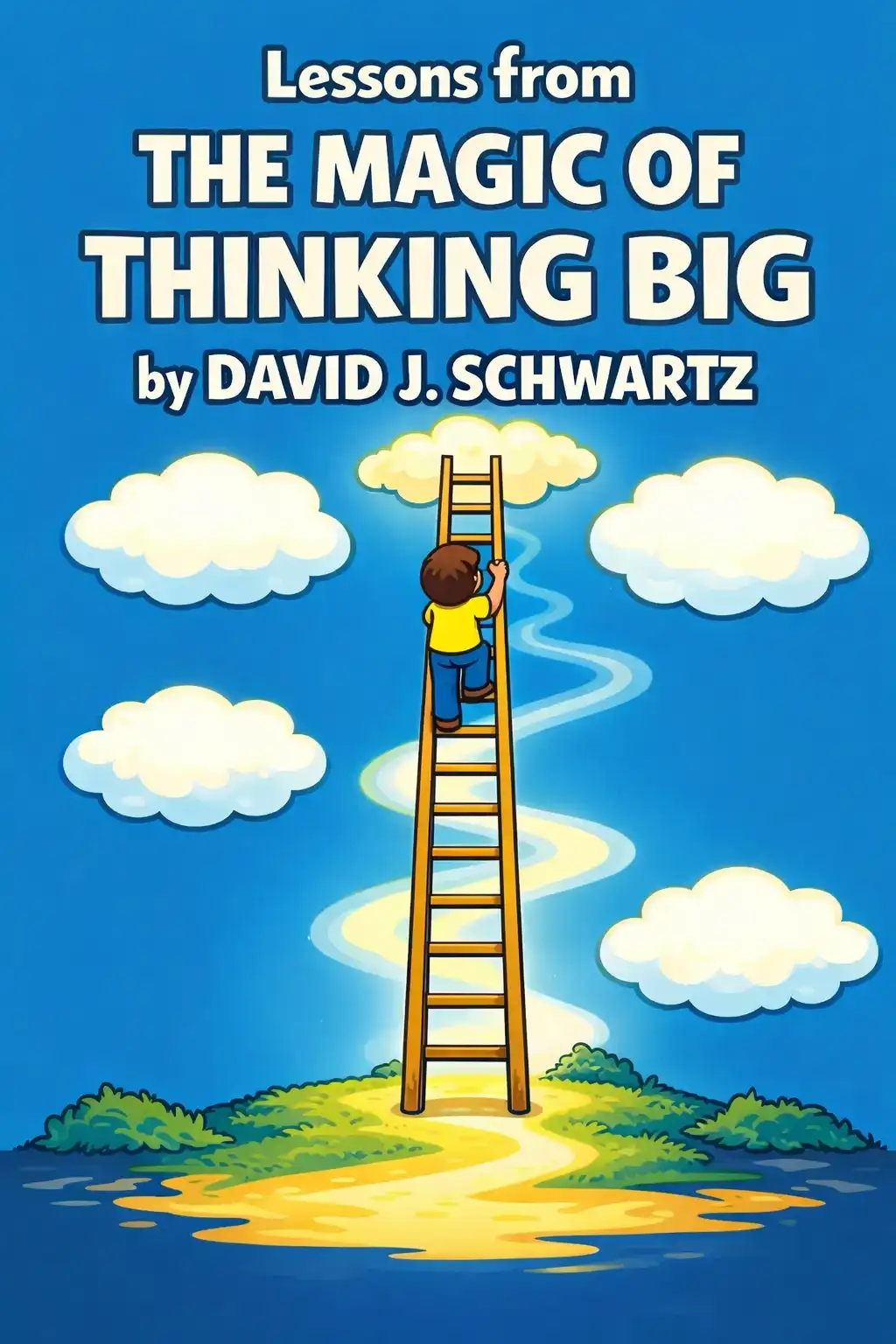 The Magic of Thinking Big visual: In 'The Magic of Thinking Big,' David J. Schwartz shows how thinking bigger triggers bigger actions—and those actions co
