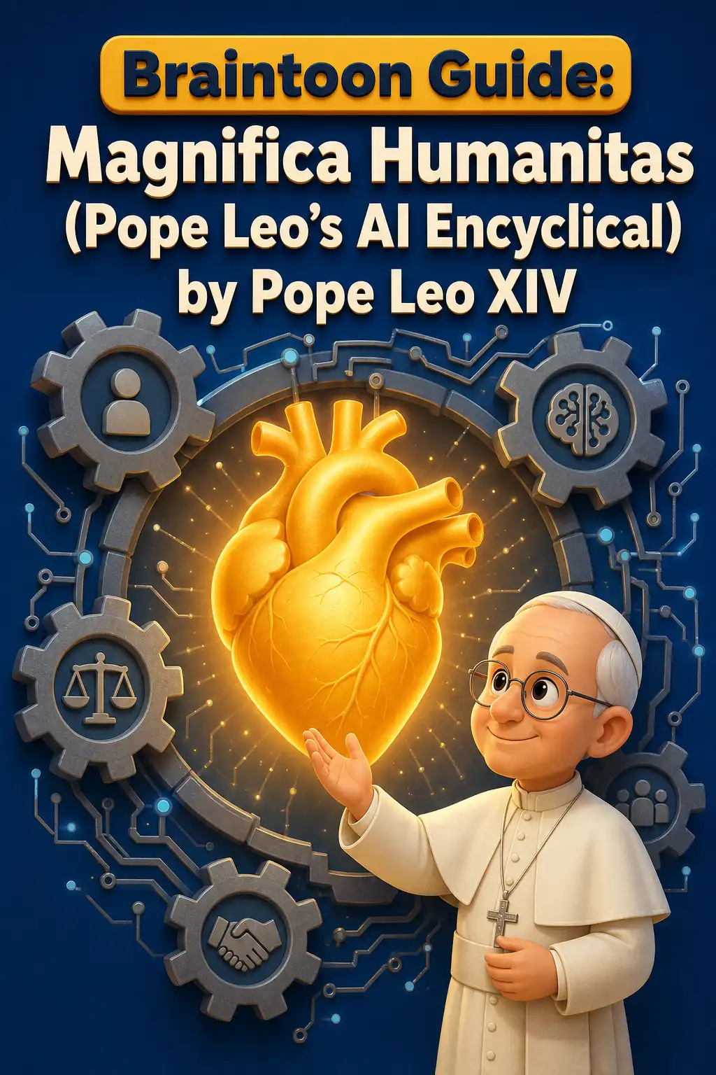 Magnifica Humanitas (Pope Leo's AI Encyclical) preview: Magnifica Humanitas by Pope Leo XIV is the Church's landmark encyclical on AI, and it teaches how to keep human dignity 