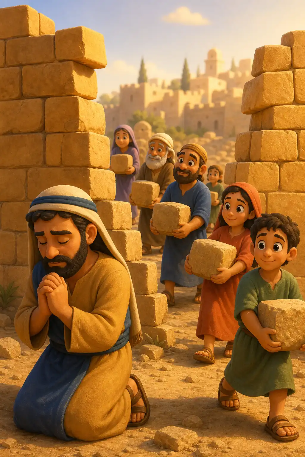 Magnifica Humanitas (Pope Leo's AI Encyclical) preview: The counter-image is Nehemiah, who rebuilt Jerusalem's walls after the exile. He prayed, he listened, he shared responsi