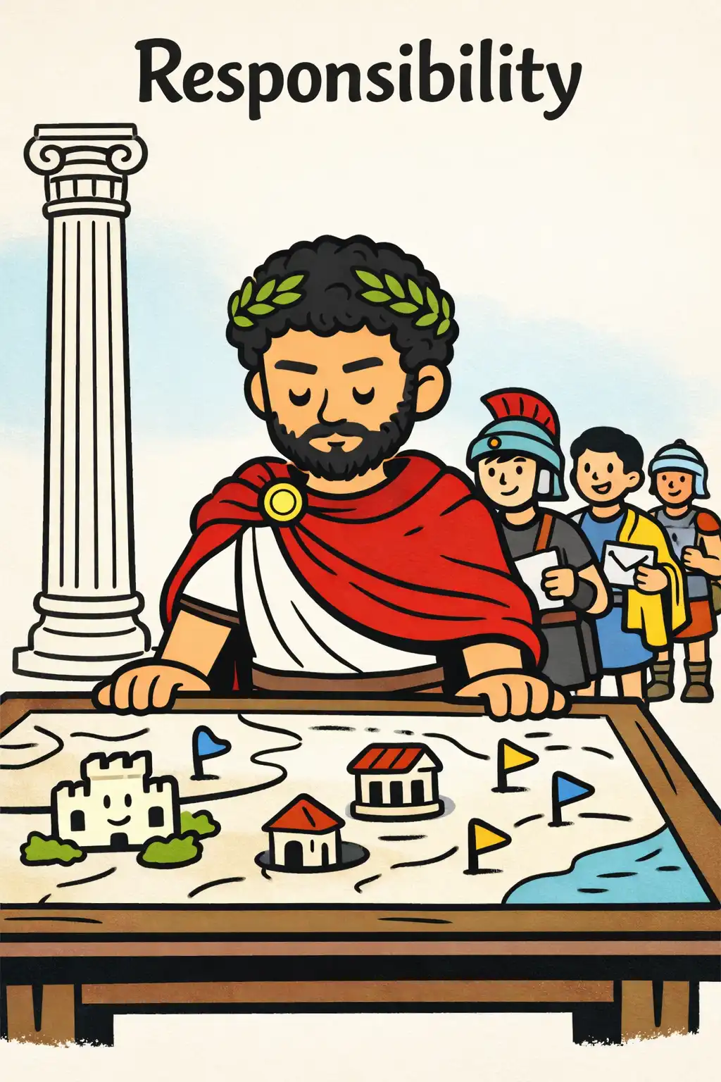 Meditations preview: Marcus Aurelius was a Roman emperor, basically the top political leader, carrying decisions that affected millions of li