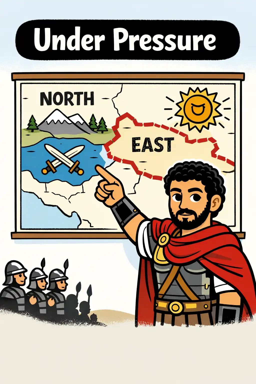 Meditations preview: His reign wasn’t calm. There were wars with Parthia in the East, and grinding frontier battles in the North.