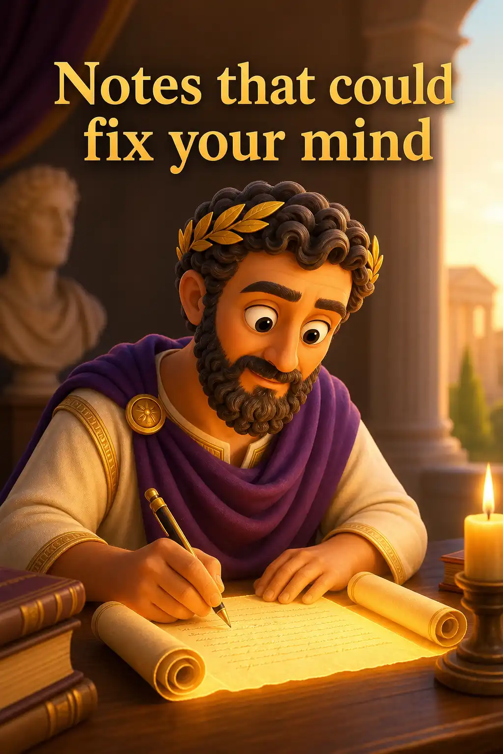 Meditations preview: What if the most powerful man on Earth spent his nights writing secret notes to himself about how not to lose his mind,