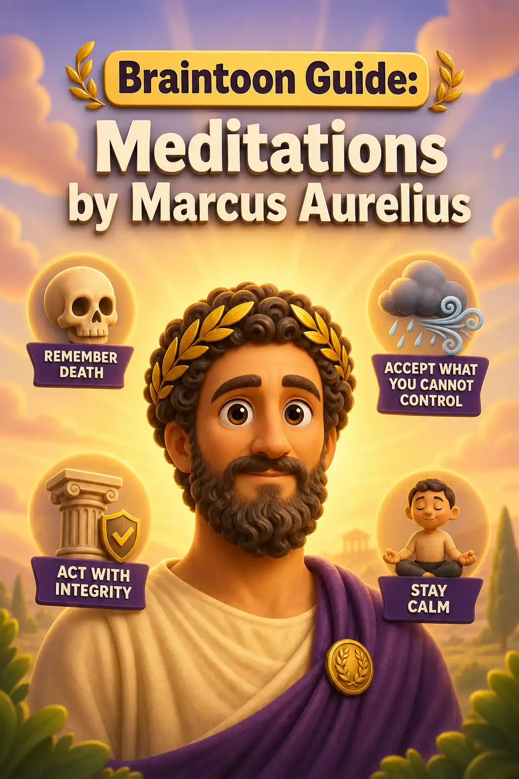 Meditations preview: Meditations by Marcus Aurelius is the private journal of a Roman emperor, and it teaches you how to stay calm, act with