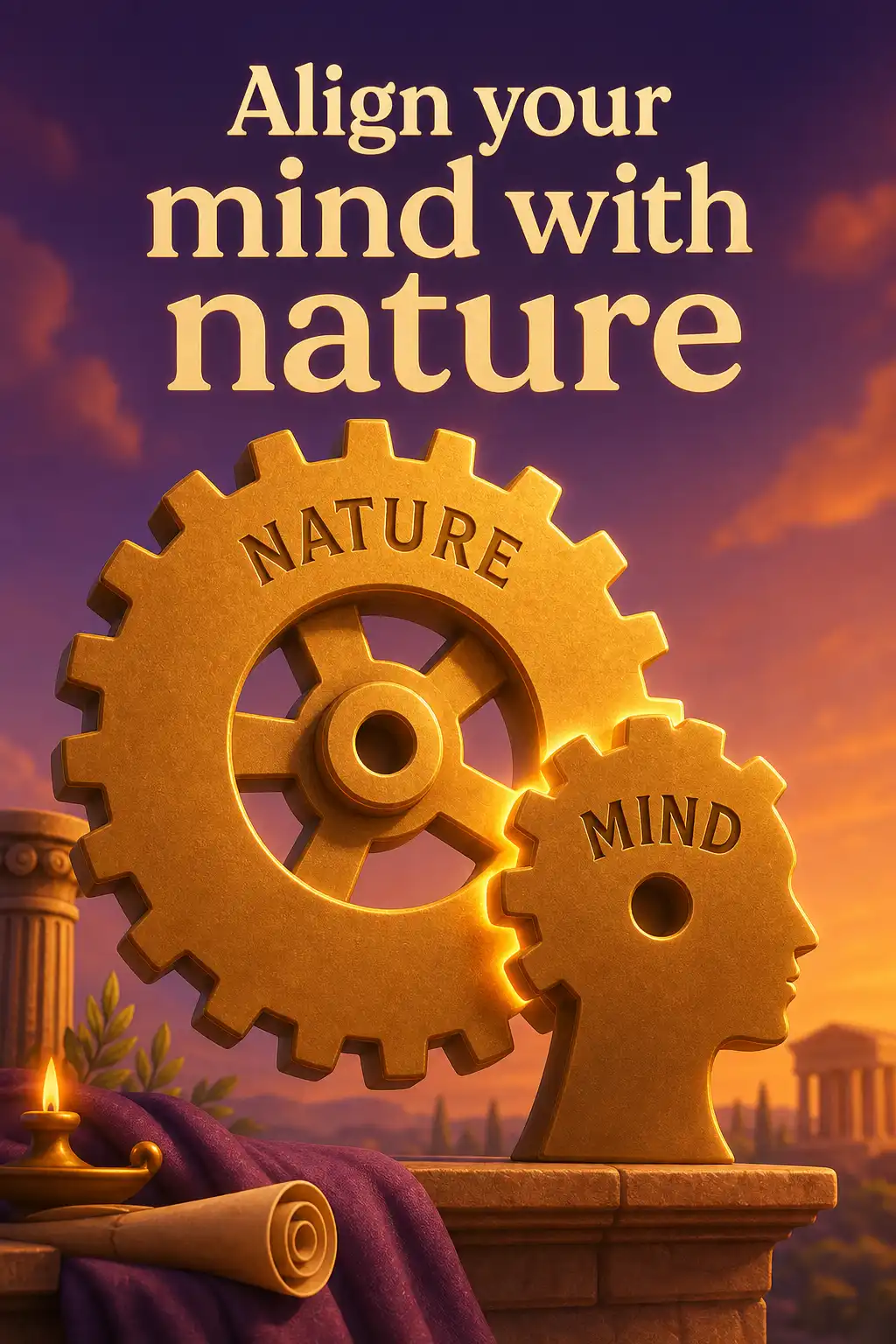 Meditations preview: The philosophy behind those notes is Stoicism, which teaches that the universe runs on reason, and a good life means lin