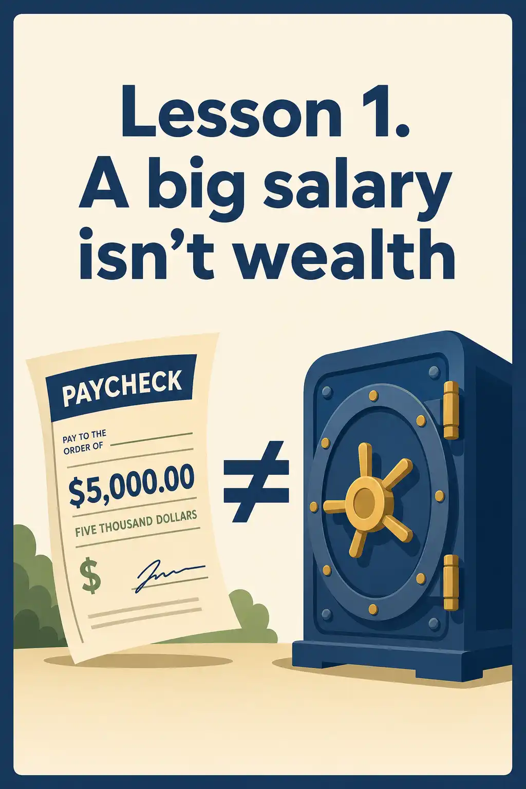 The Millionaire Next Door preview: Lesson 1. A big salary isn't wealth