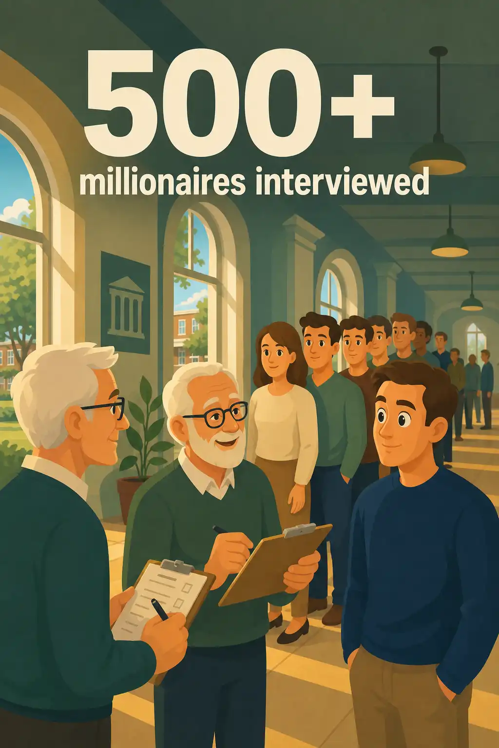 The Millionaire Next Door preview: That night he stumbles onto research by Thomas Stanley and William Danko, two academics who surveyed thousands of Americ