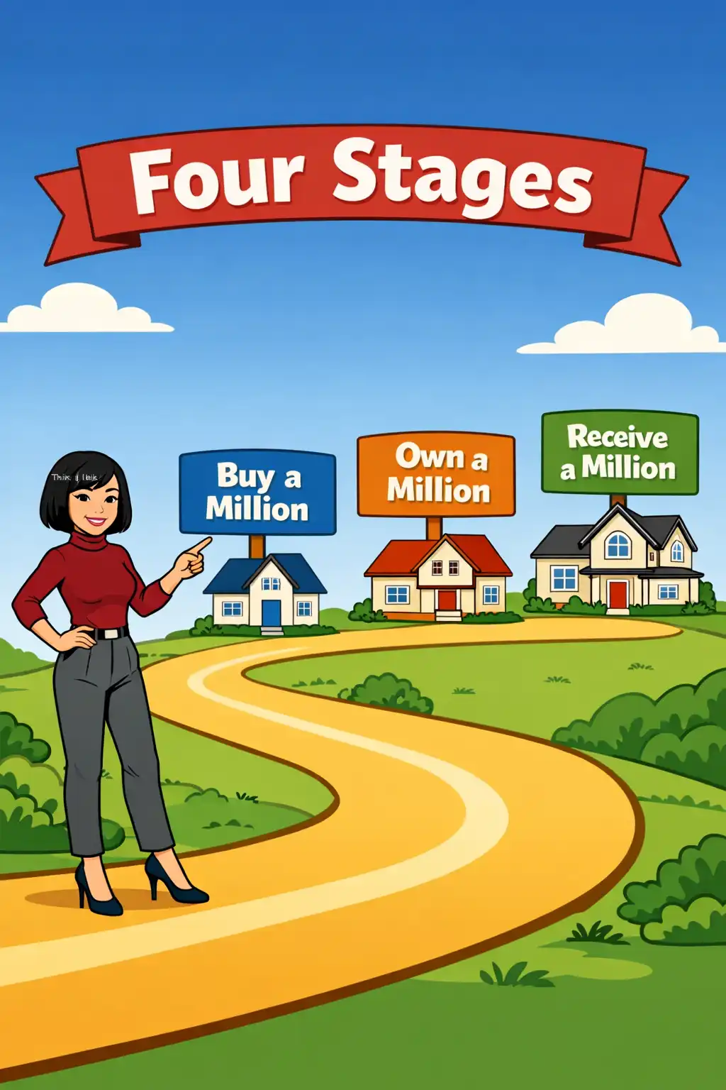 The Millionaire Real Estate Investor preview: Keller's book lays out that plan in four stages. Think a Million, Buy a Million, Own a Million, and Receive a Million.