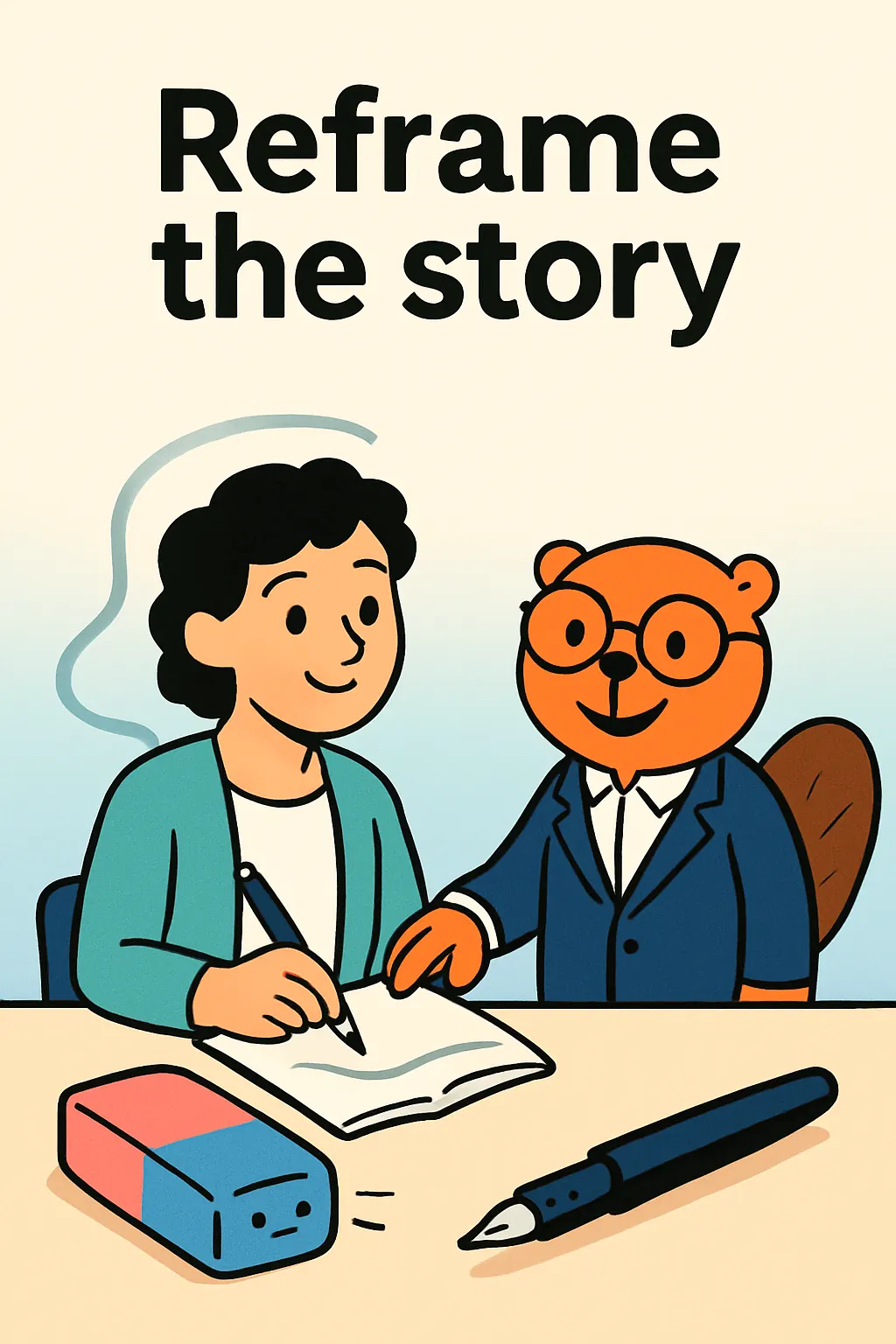 Mindset visual: What if your biggest limitation is just a story your brain keeps repeating—and you could learn to tell a better one?