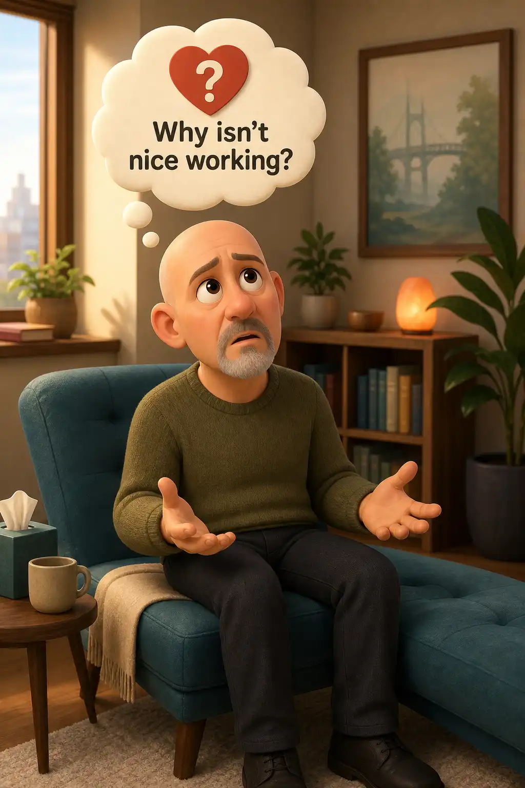 No More Mr. Nice Guy preview: Robert Glover didn't set out to write a book. He originally went to therapy, wondering why being endlessly nice wasn't m
