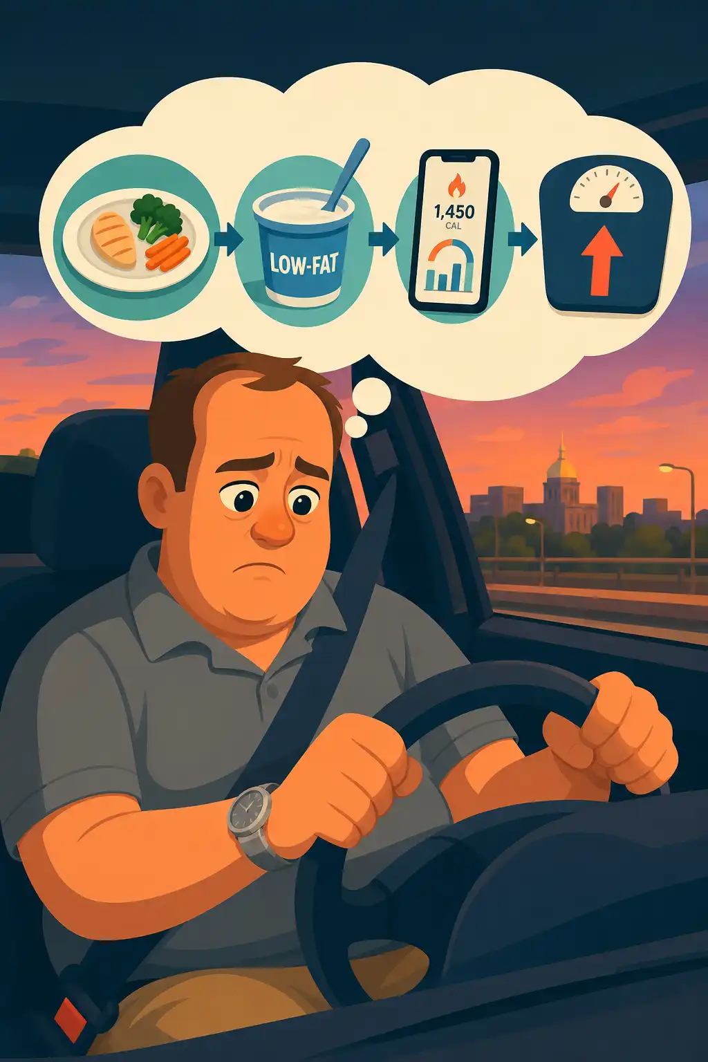 The Obesity Code preview: Dave, a 47-year-old insurance claims adjuster in Des Moines, drives home replaying the appointment in his head. He follo
