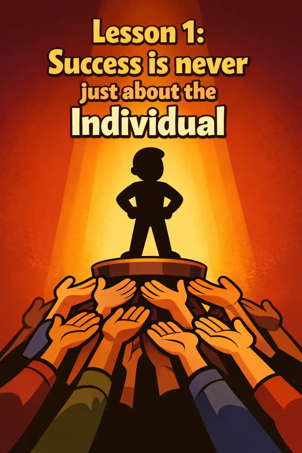 Outliers visual: Lesson 1. Success is never just about the individual
