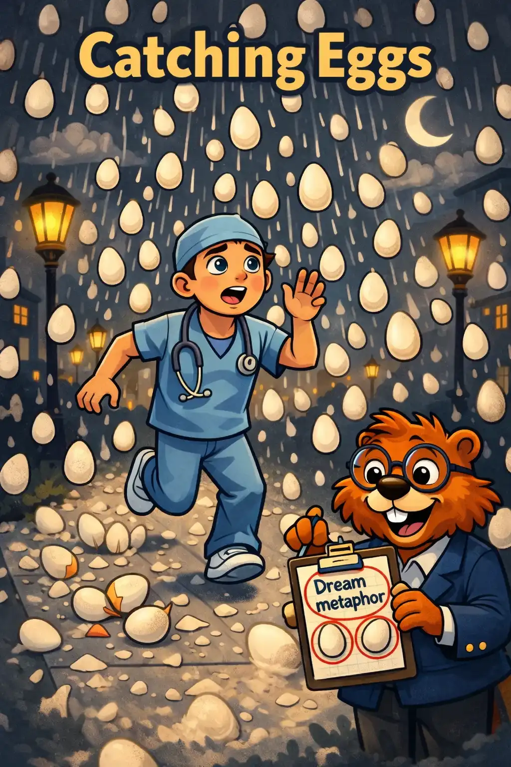 Outlive preview: As a surgical resident, Peter Attia kept having the same dream: he’s sprinting down a sidewalk, trying to catch eggs fal