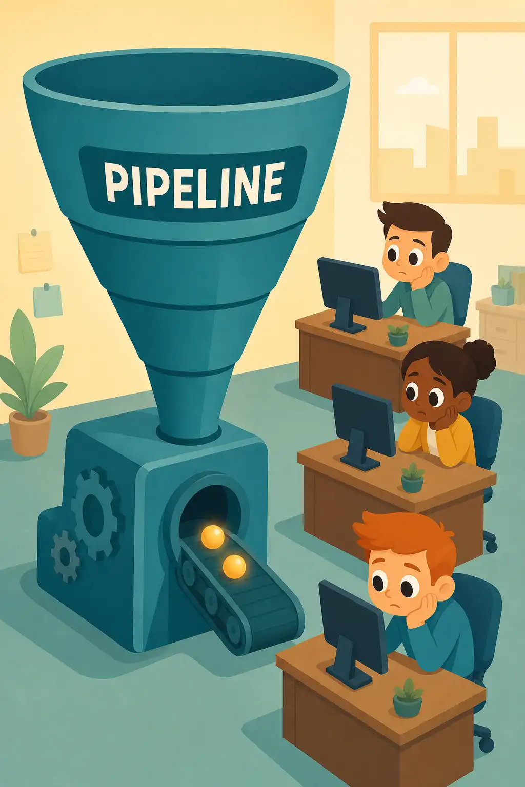 Predictable Revenue preview: But Brian has already tried that. Last year's new reps took months to ramp up, found very few leads on their own, and th