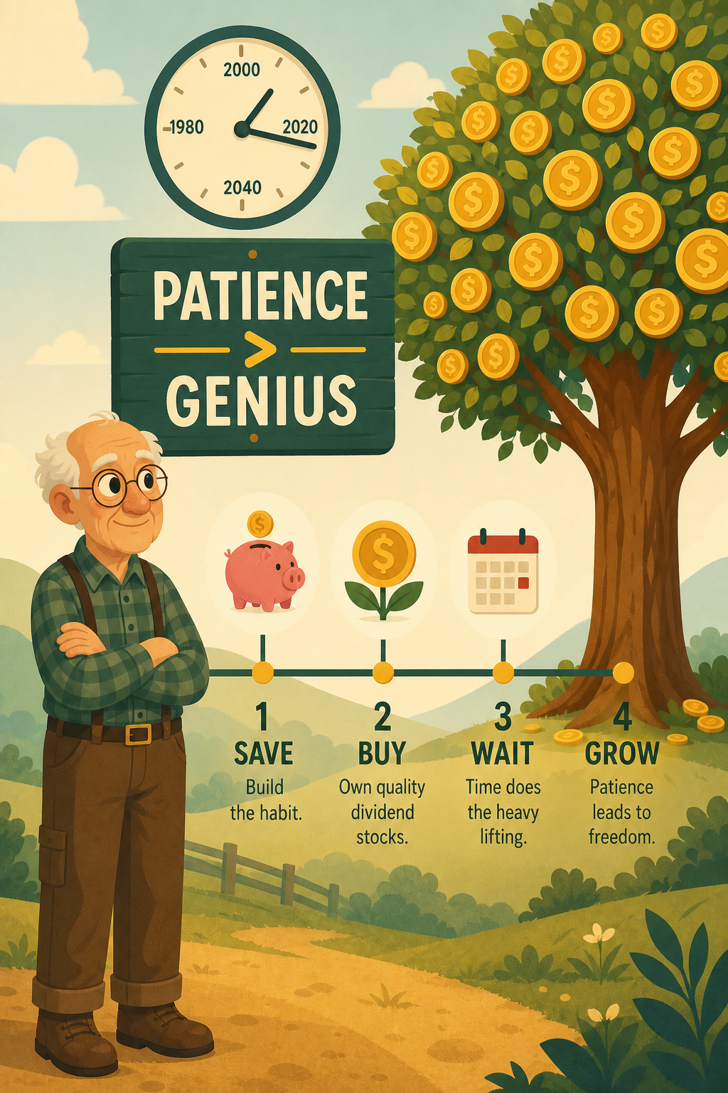 The Psychology of Money preview: Read never went to business school. He just saved, bought solid dividend-paying stocks, and waited decades. His secret w