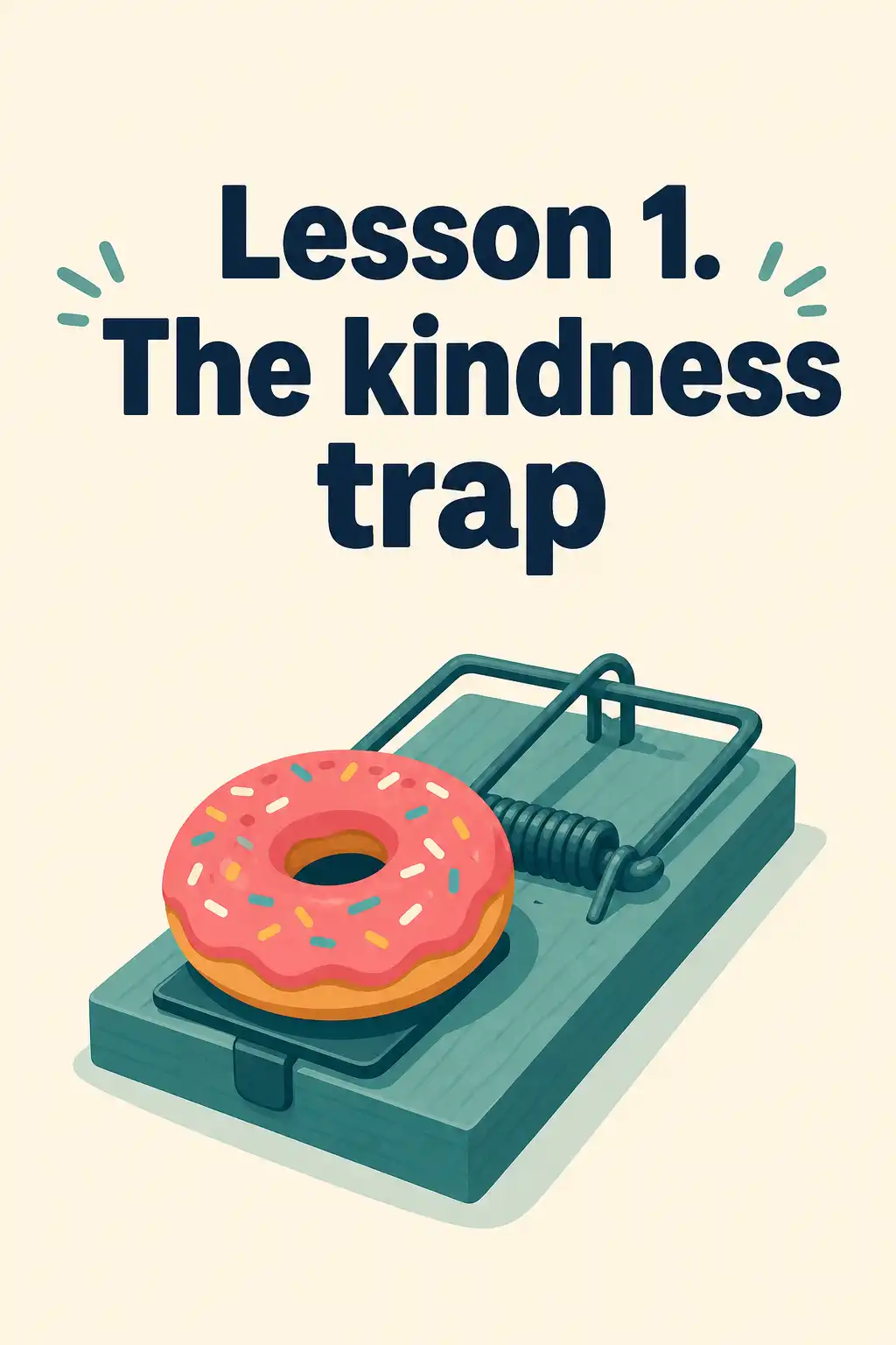Radical Candor visual: Lesson 1. The kindness trap