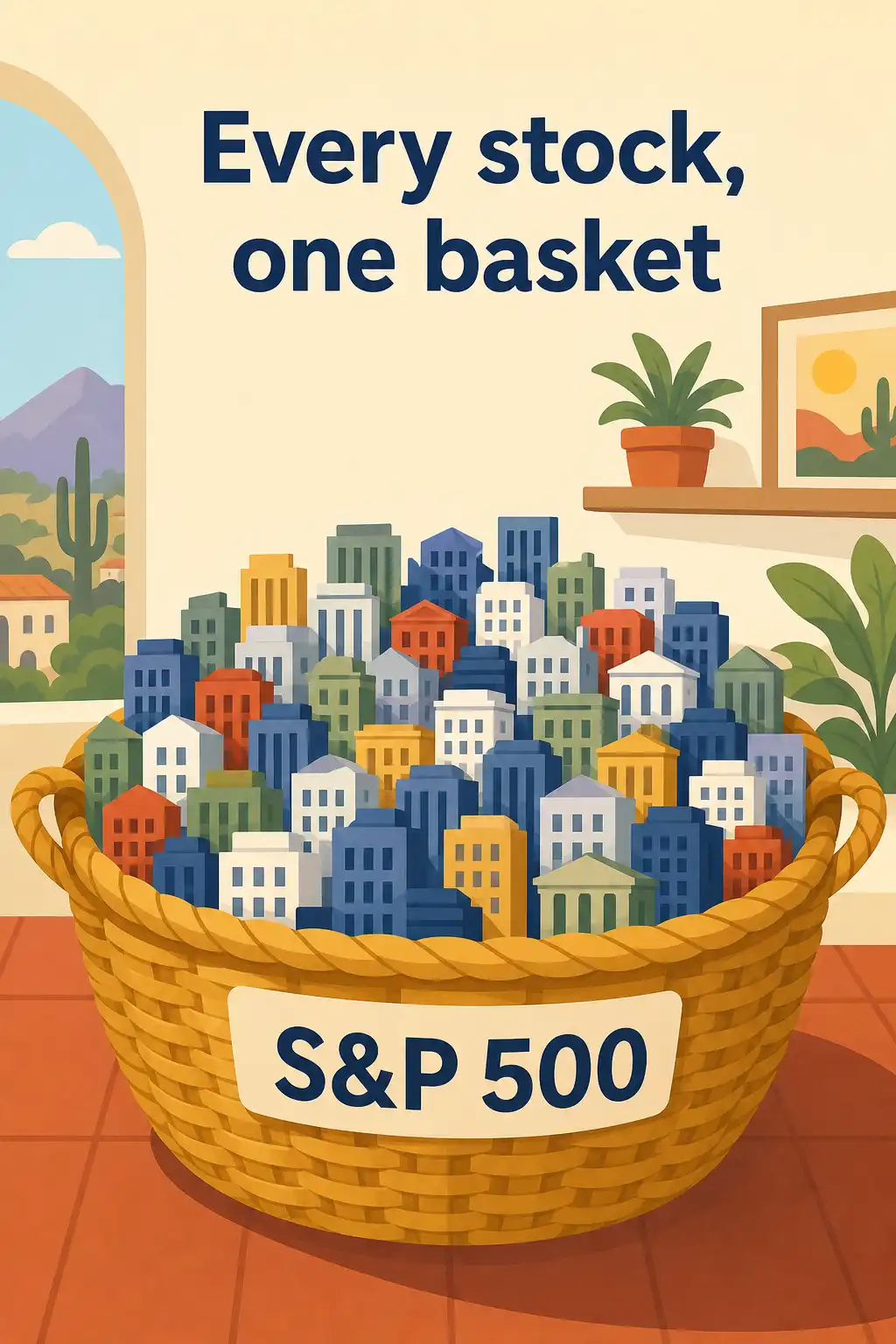 A Random Walk Down Wall Street preview: An index fund just holds every stock in a broad basket, like the S&P 500, which tracks five hundred big U.S. companies. 
